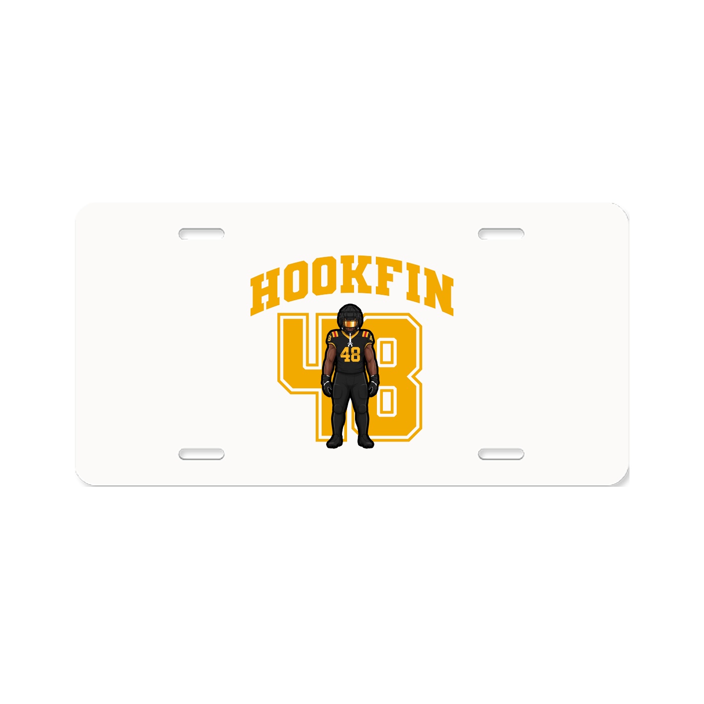 License Plate — Number in Classic