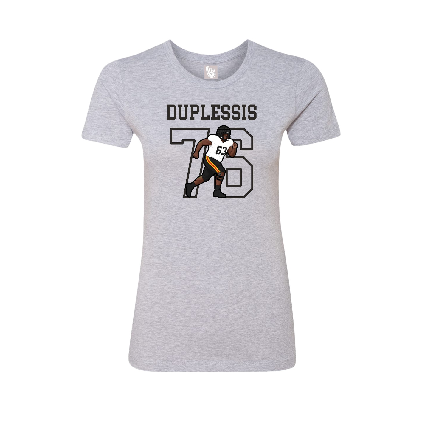 Fitted Women's Tee — Shirsey in Grey