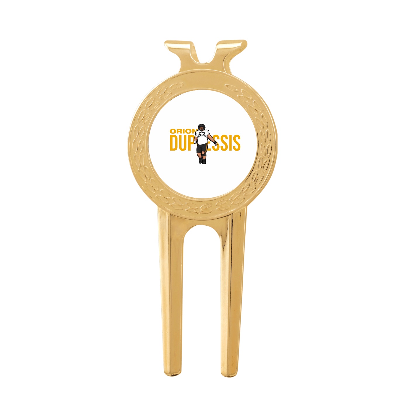 Divot Tool with Ball Marker — Player Name in Classic