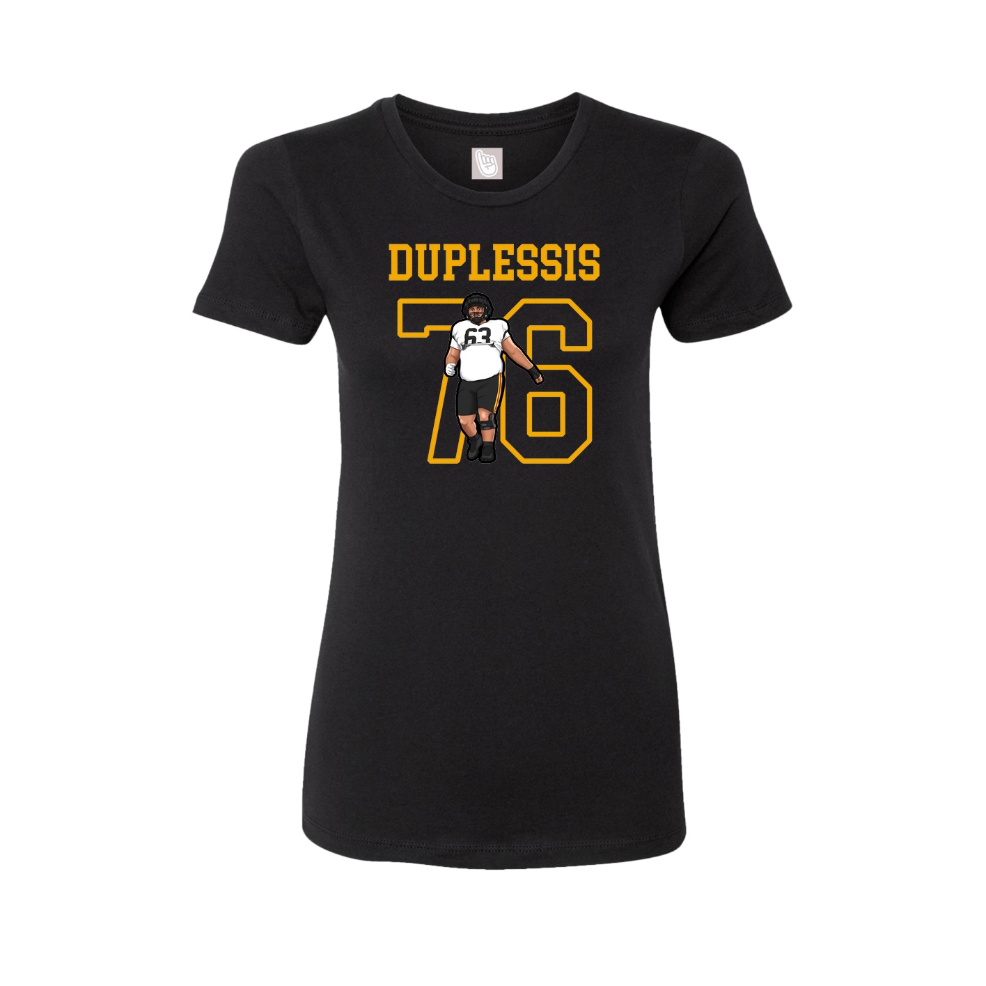 Fitted Women's Tee — Shirsey in Black