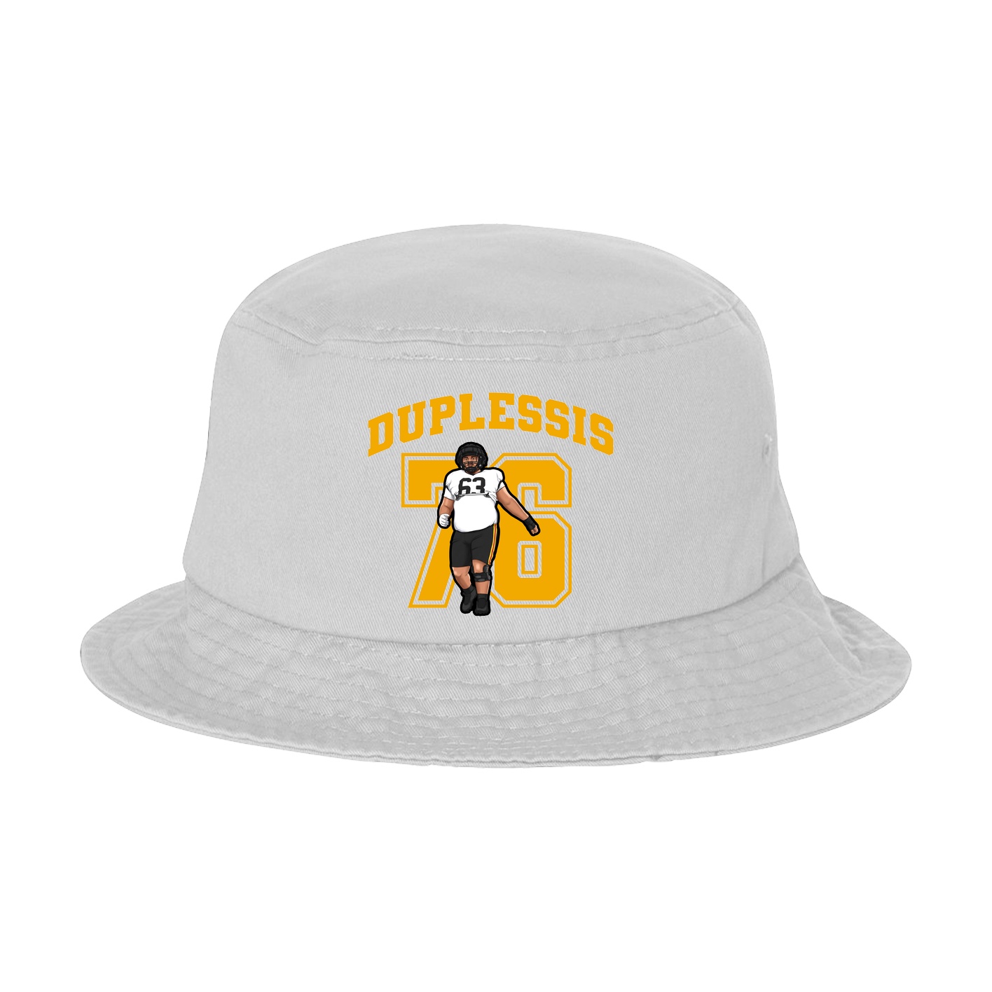 Bucket Cap — Number in White