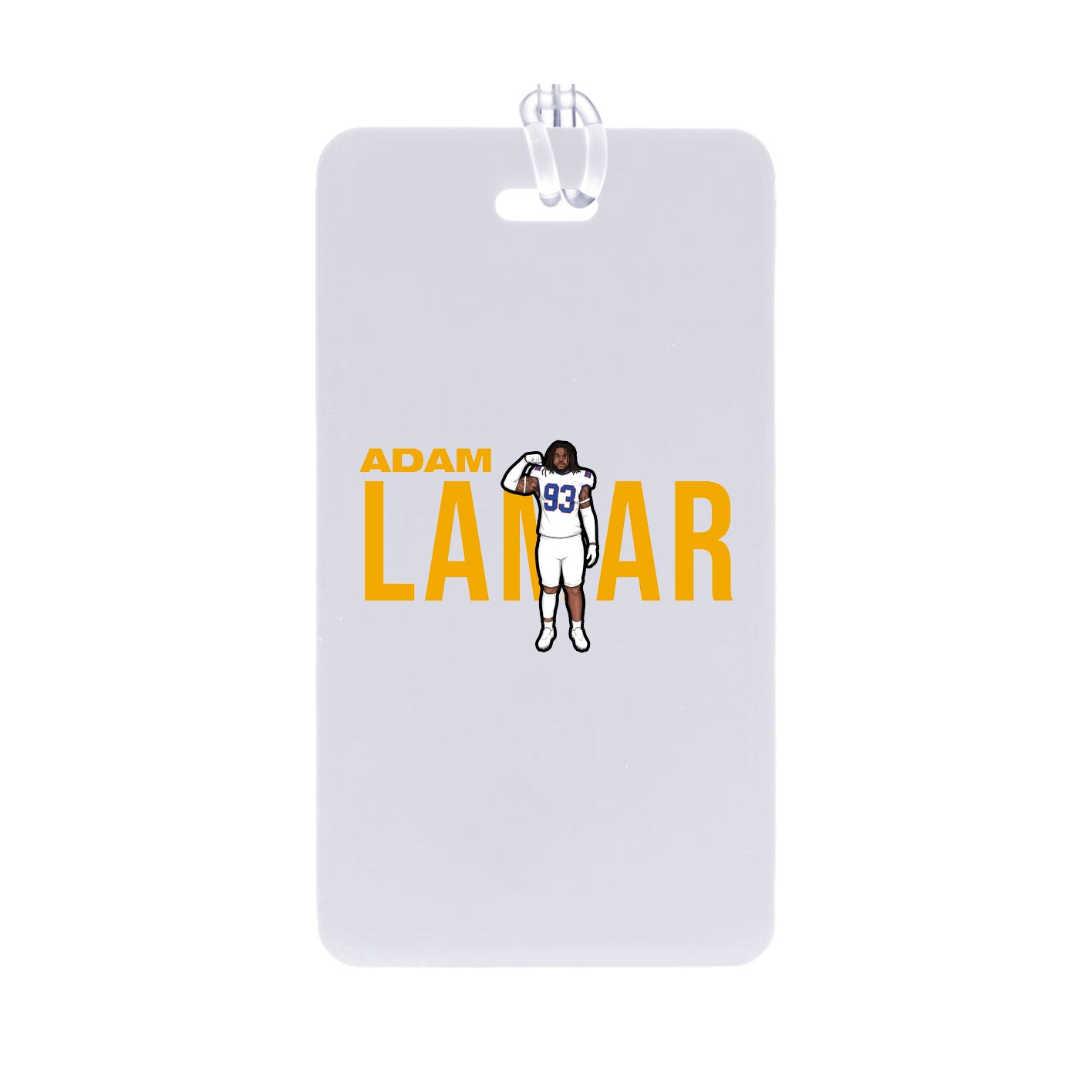 Bag Tag — Player Name in Classic