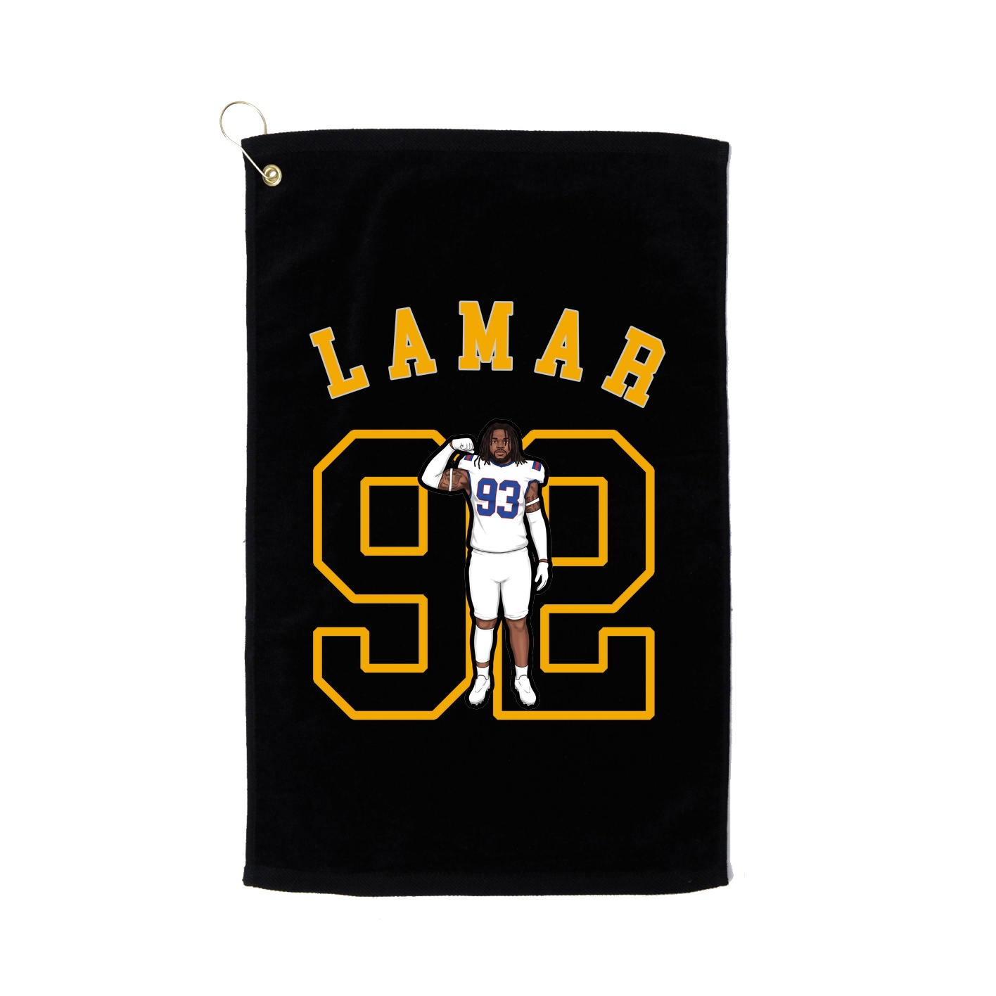 Golf Towel — Shirsey Arch in Black