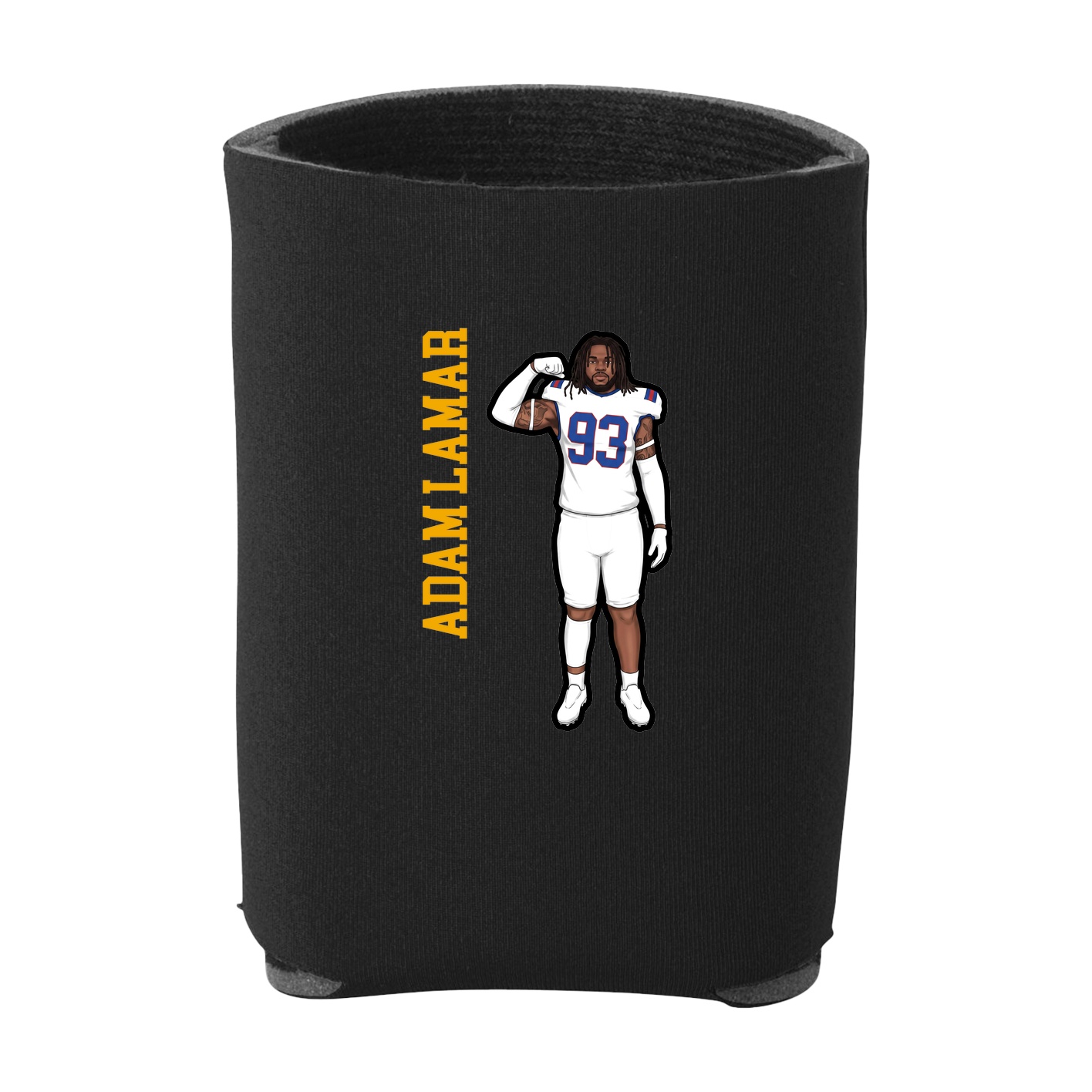 Can Holder — Name Vertical in Black