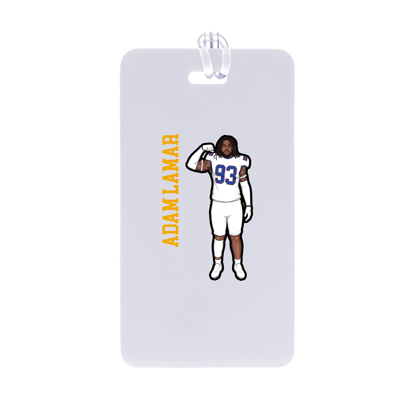 Bag Tag — Name Vertical in Classic