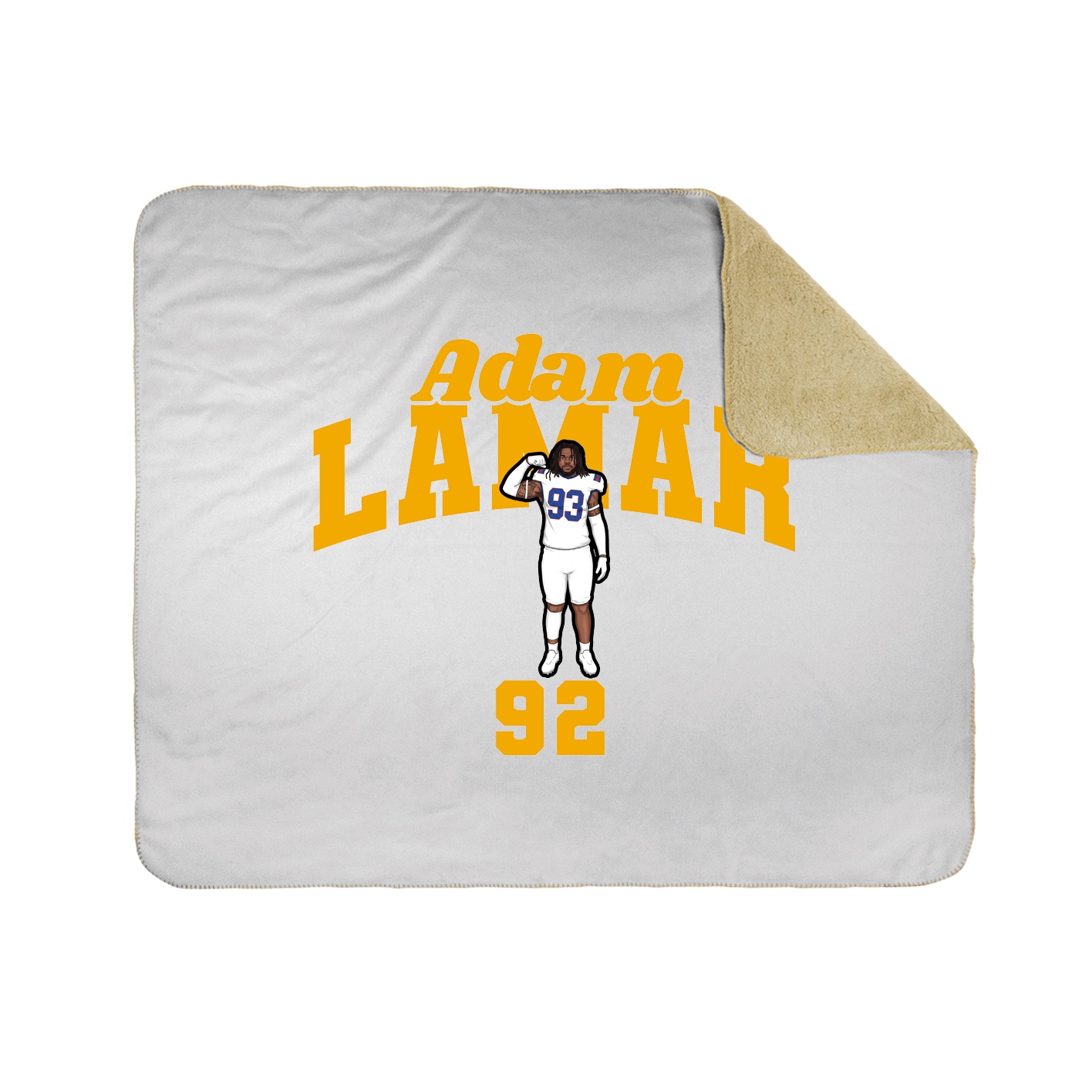 Throw Blanket — Signature Arch in White