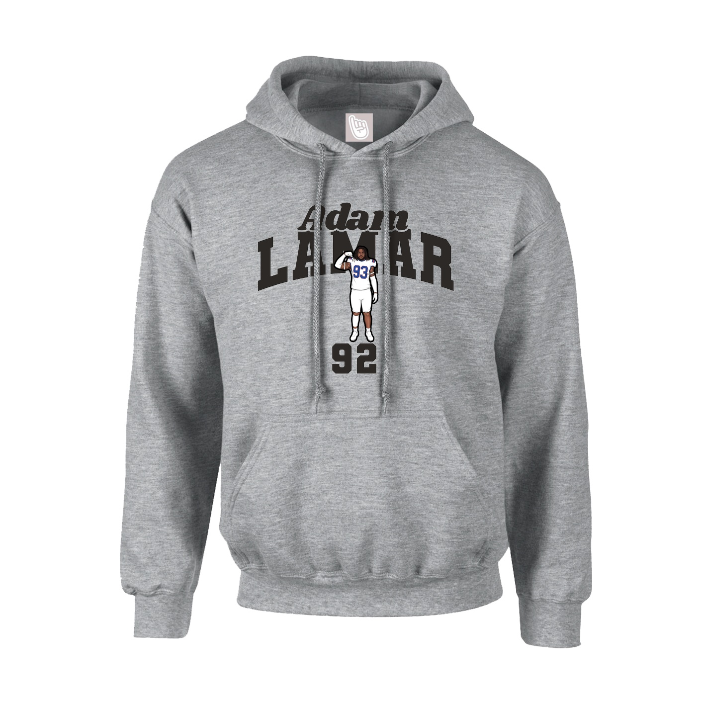 Hoodie — Signature Arch in Grey
