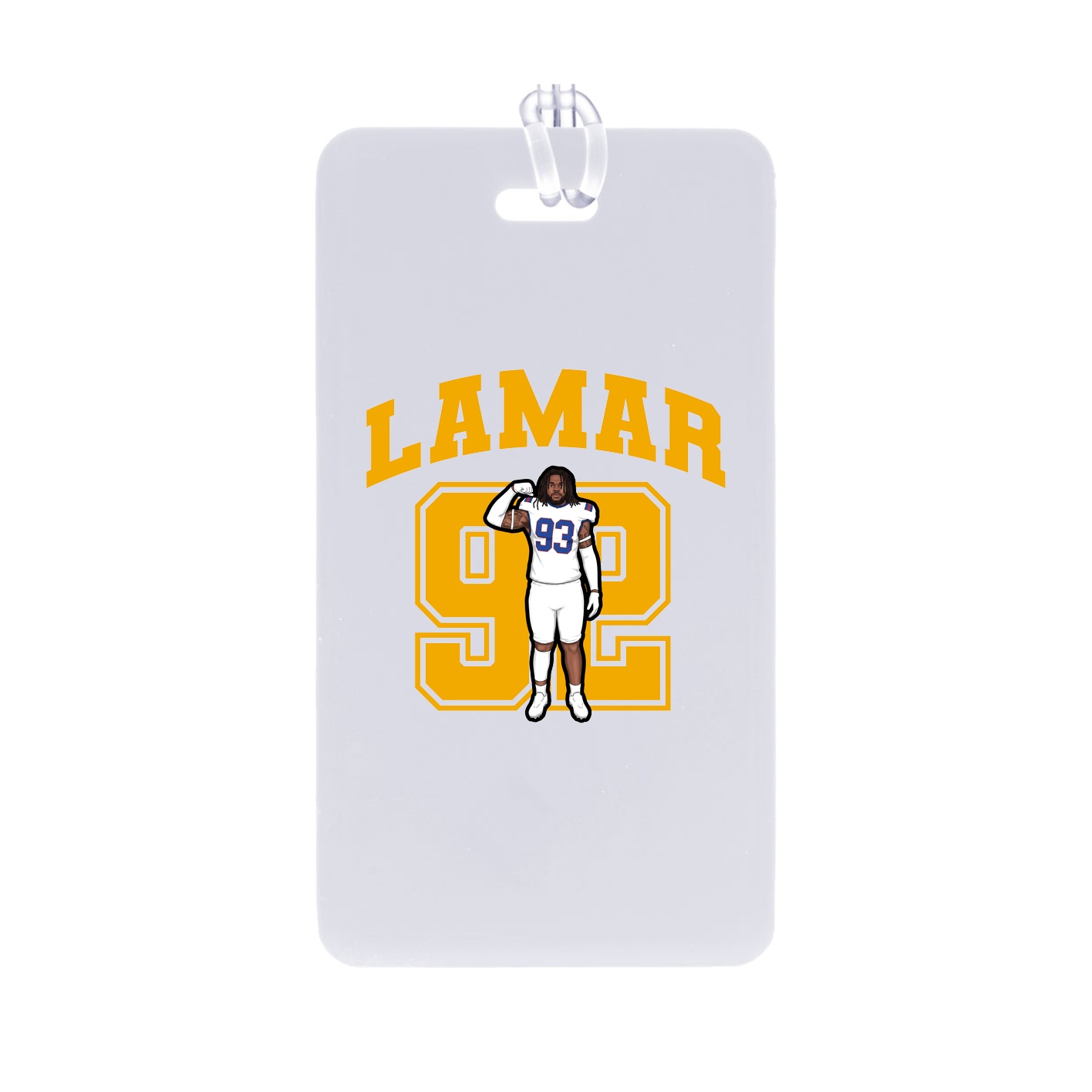 Bag Tag — Number in Classic