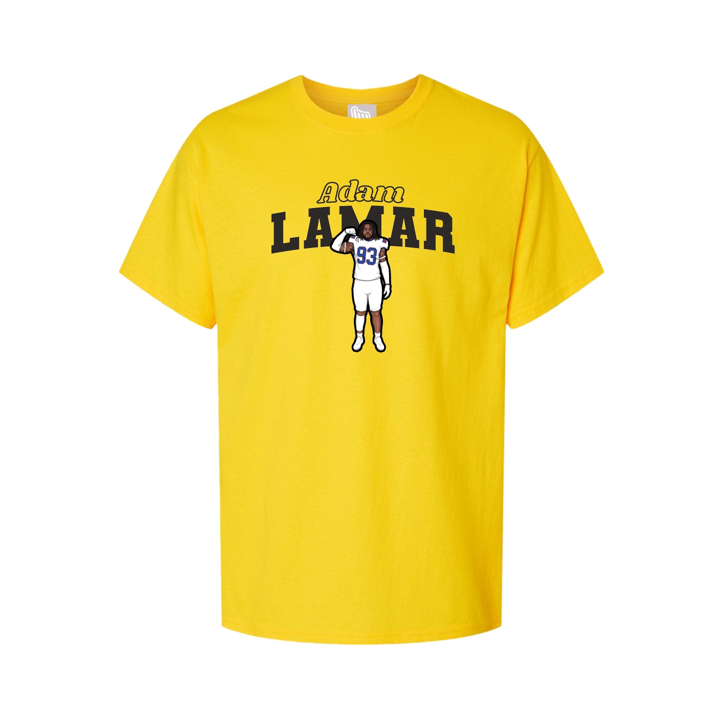 Youth Tee — Name Arch in Gold