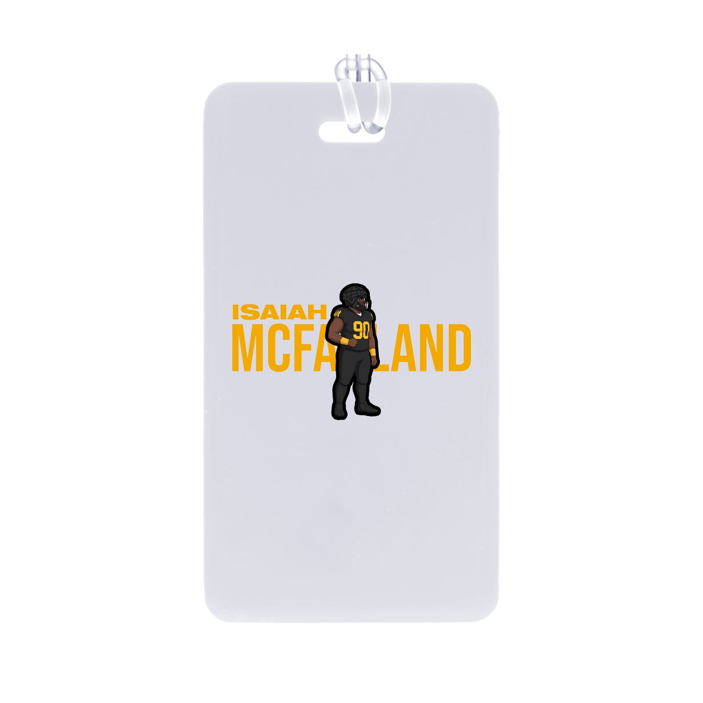 Bag Tag — Player Name in Classic