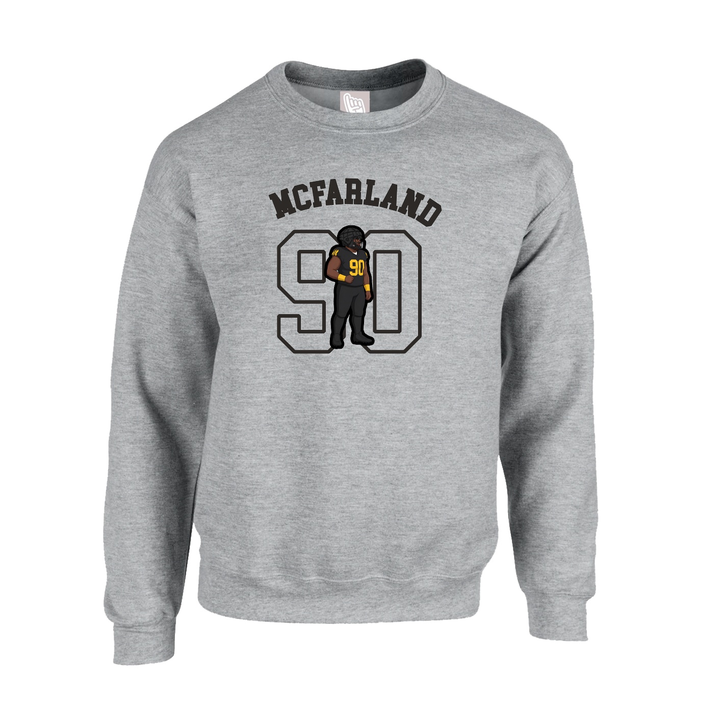 Fleece Crew — Shirsey Arch in Grey