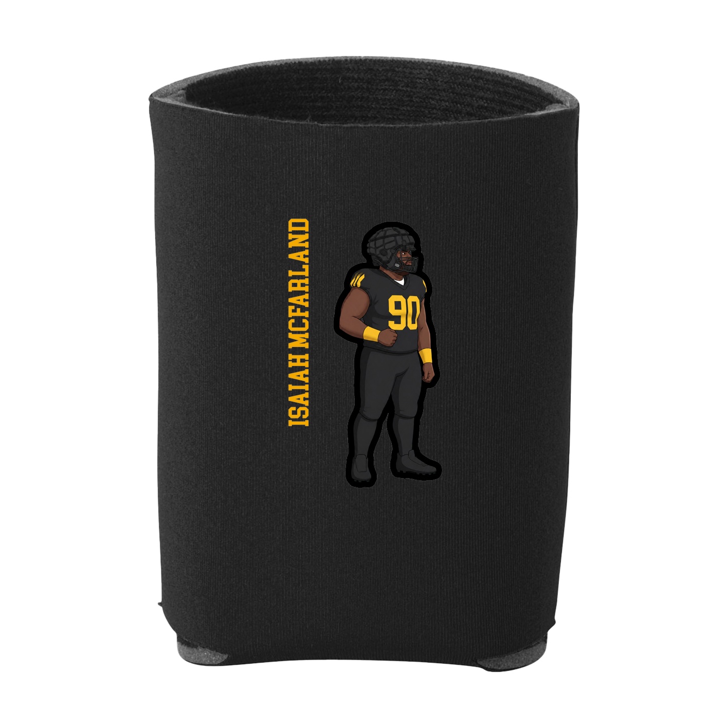 Can Holder — Name Vertical in Black
