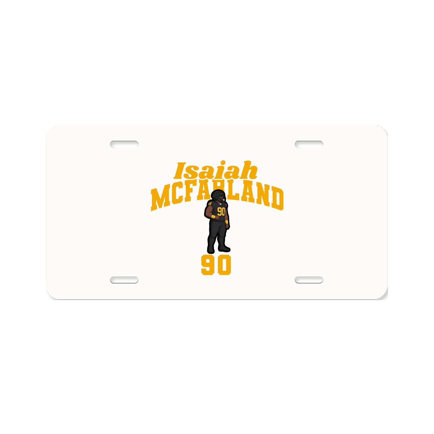 License Plate — Signature Arch in Classic