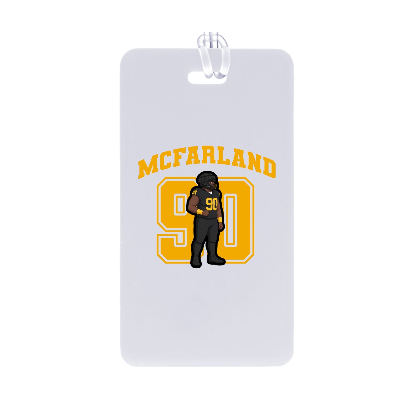Bag Tag — Number in Classic