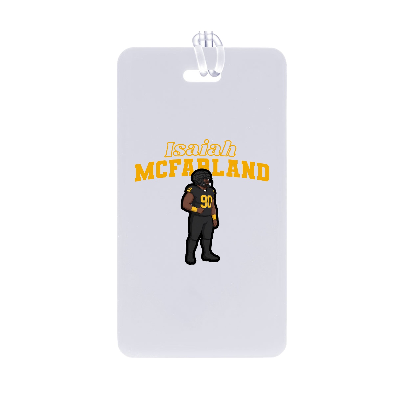 Bag Tag — Name Arch in Classic