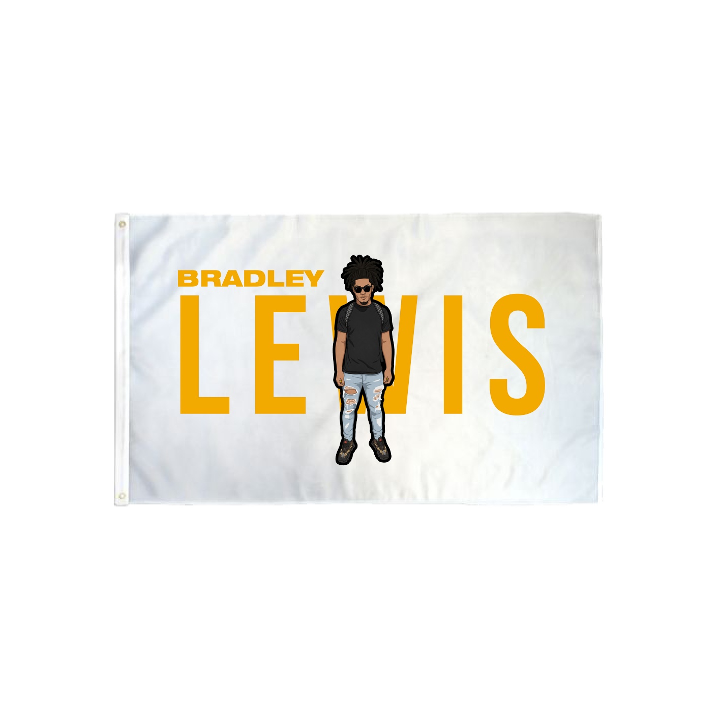 3x5 Flag — Player Name in Classic