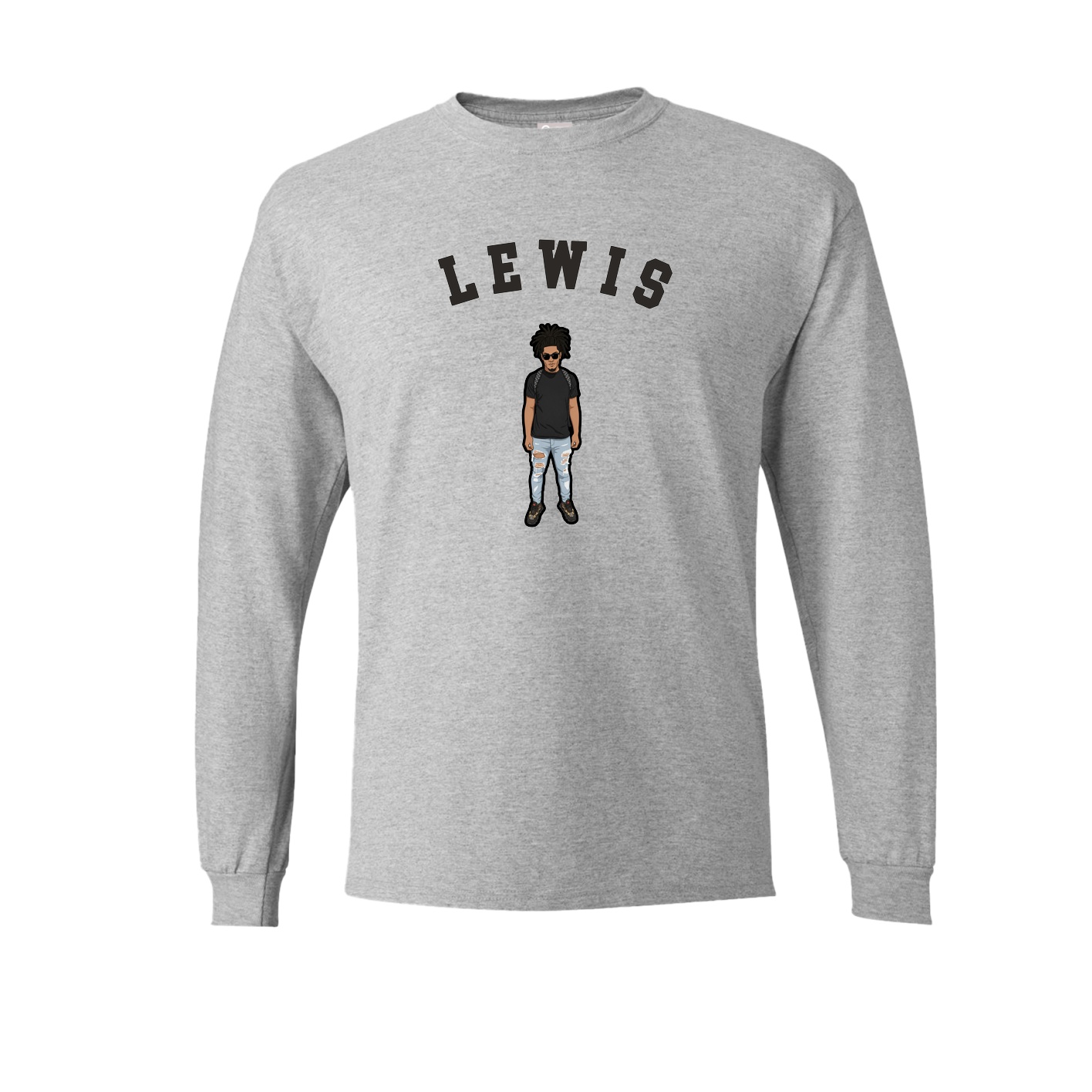 Long Sleeve Tee — Shirsey Arch in Grey