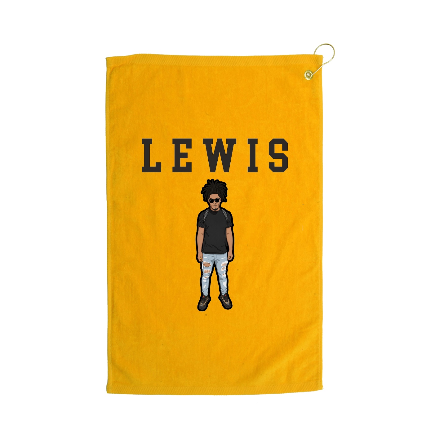 Golf Towel — Shirsey in Gold