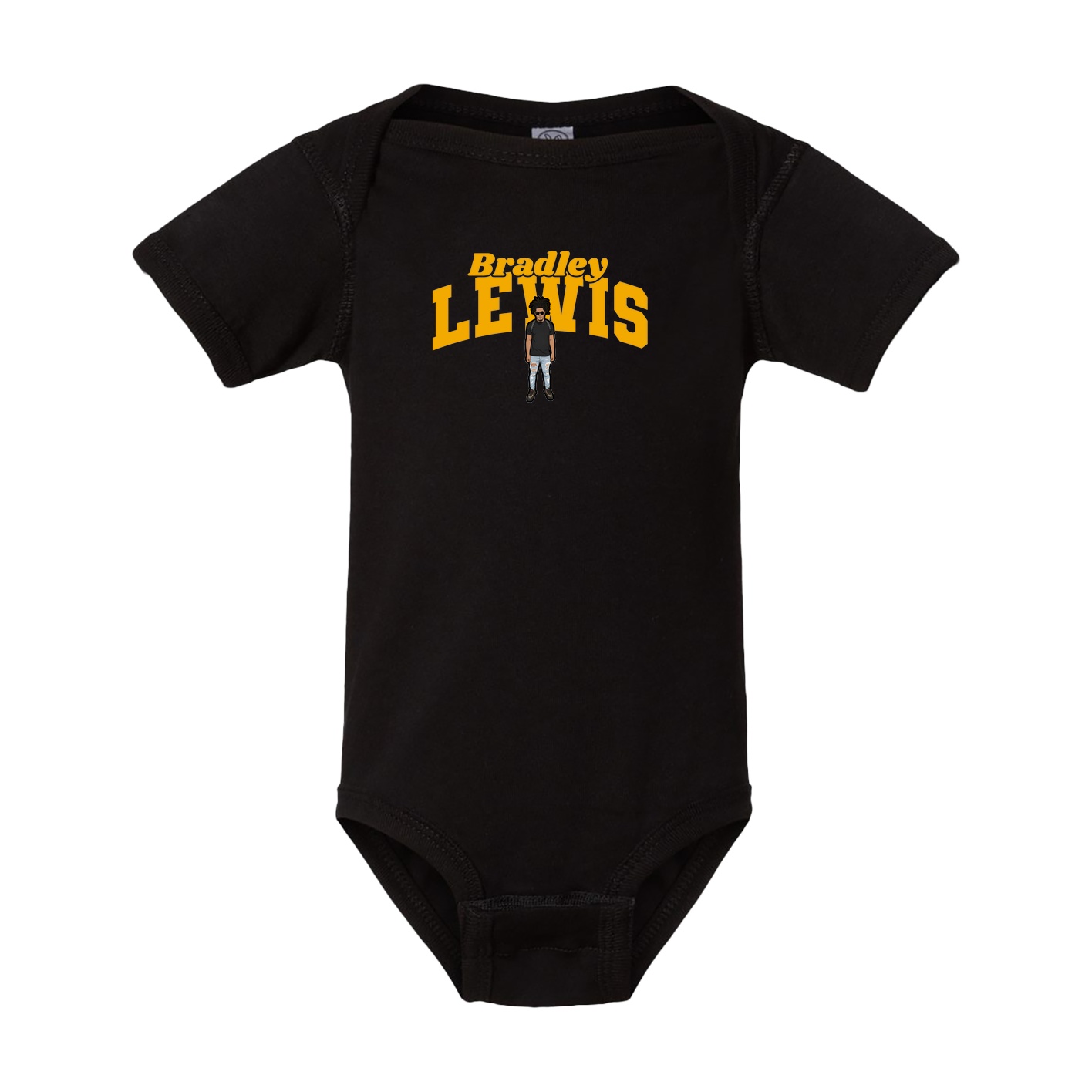 Baby Onesie — Signature Arch in Black