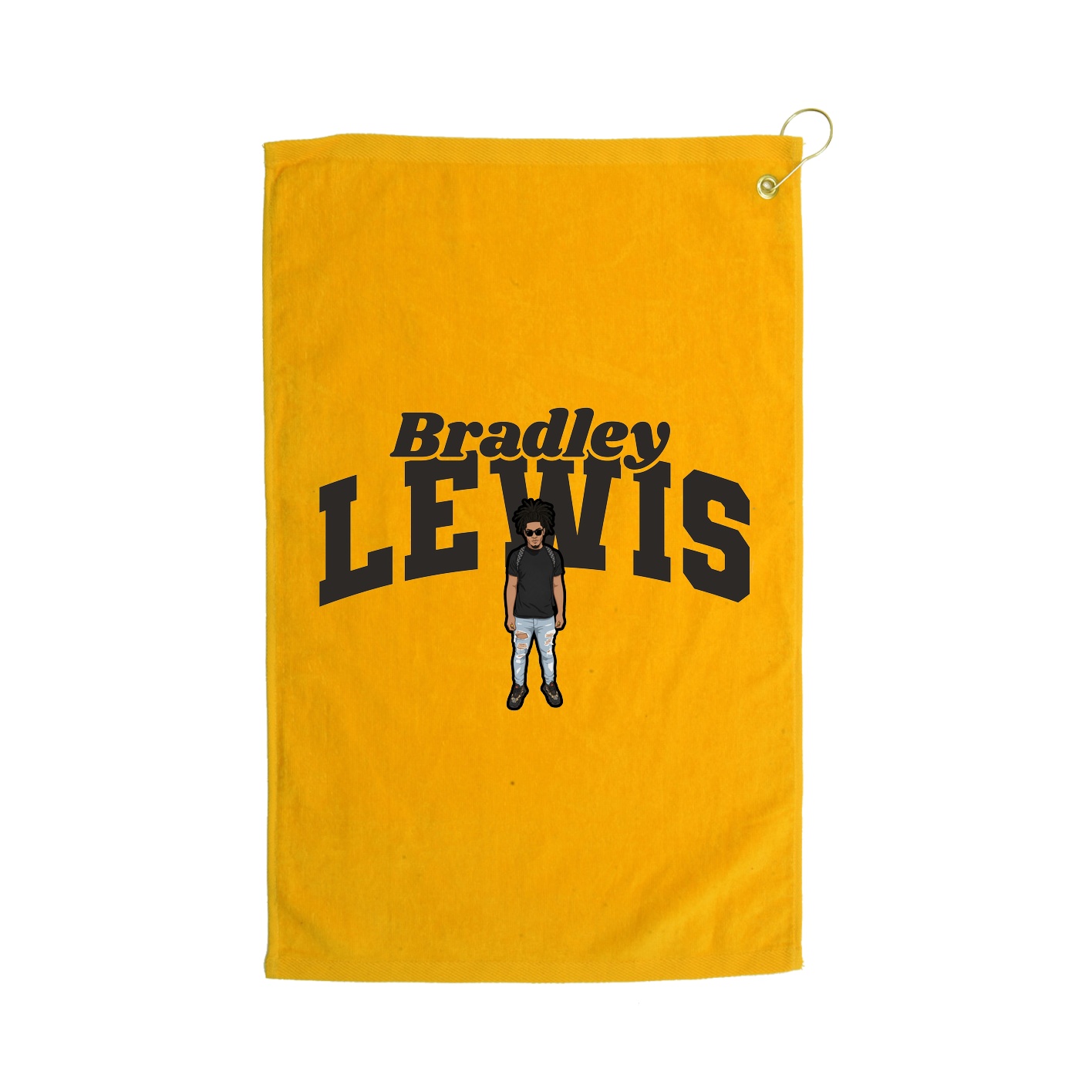 Golf Towel — Signature Arch in Gold