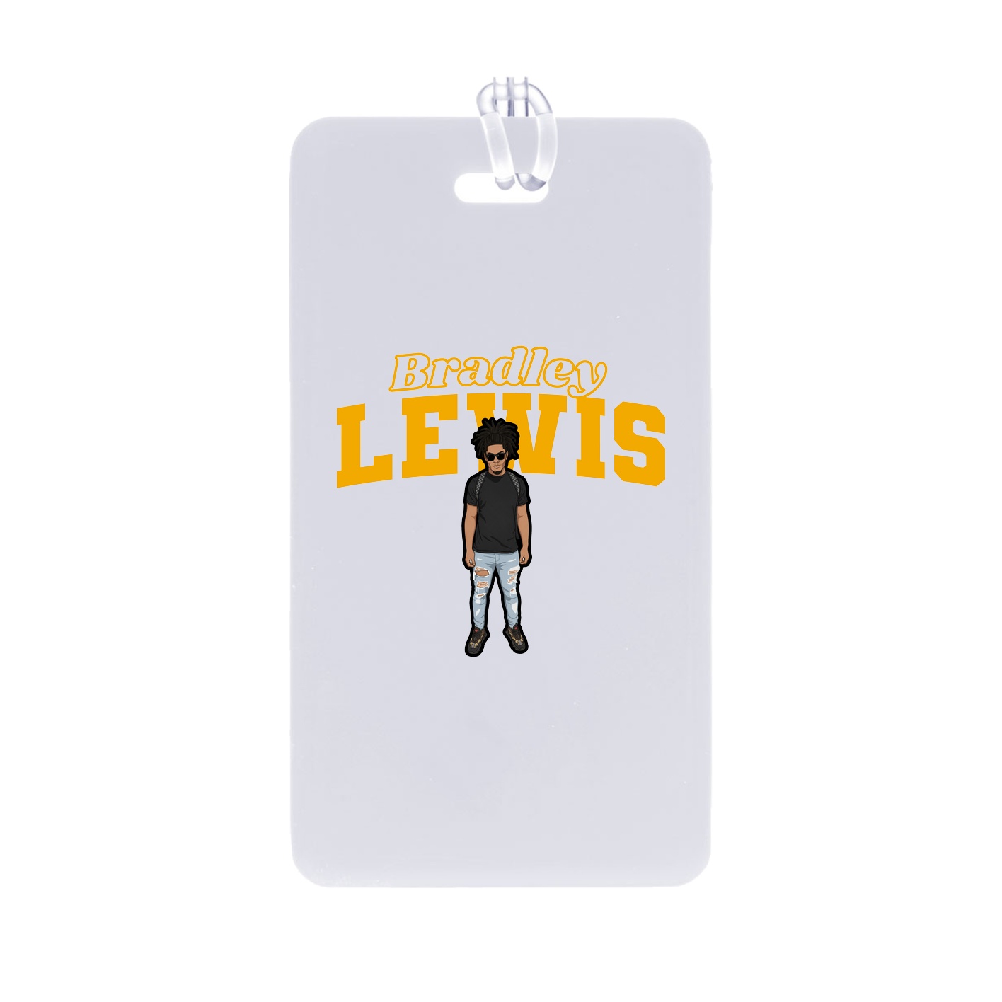 Bag Tag — Name Arch in Classic