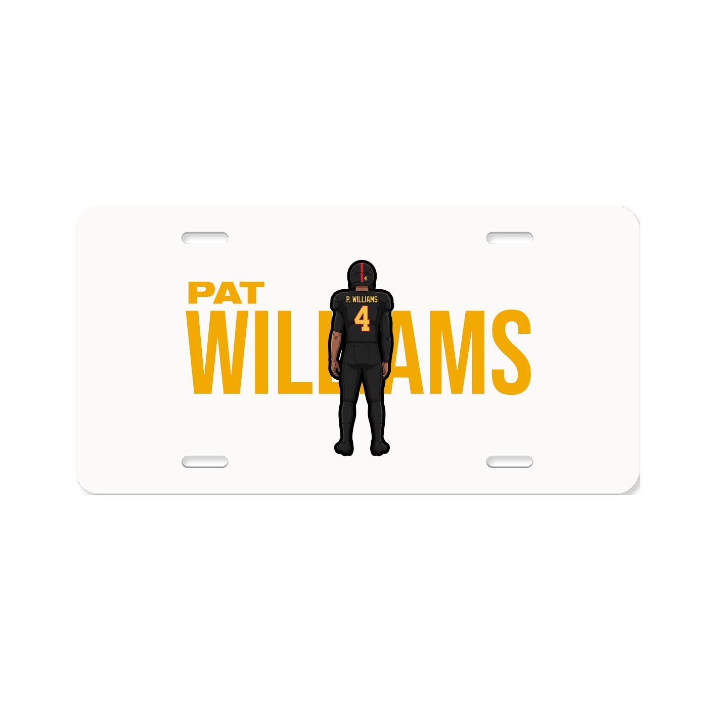 License Plate — Player Name in Classic