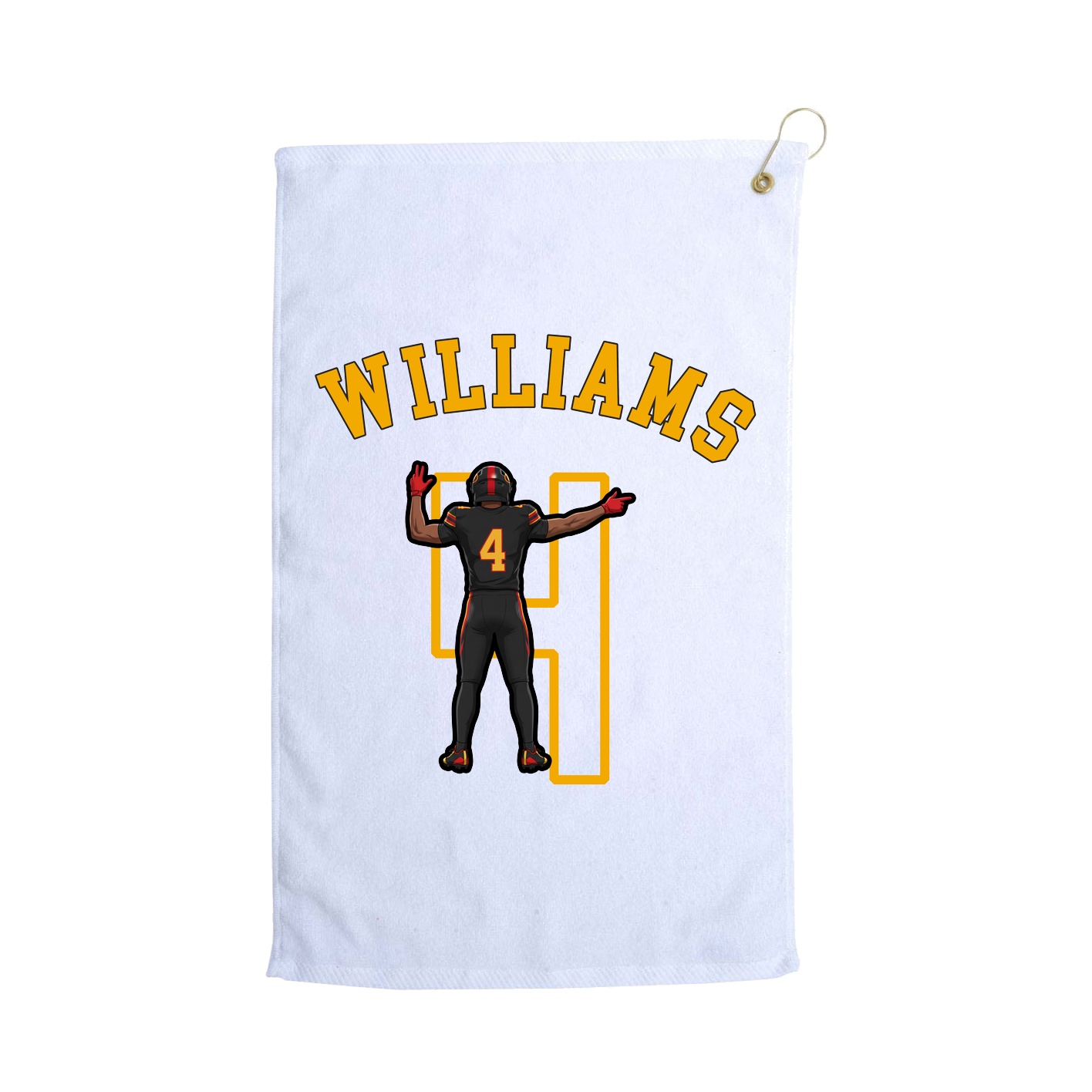 Golf Towel — Shirsey Arch in White