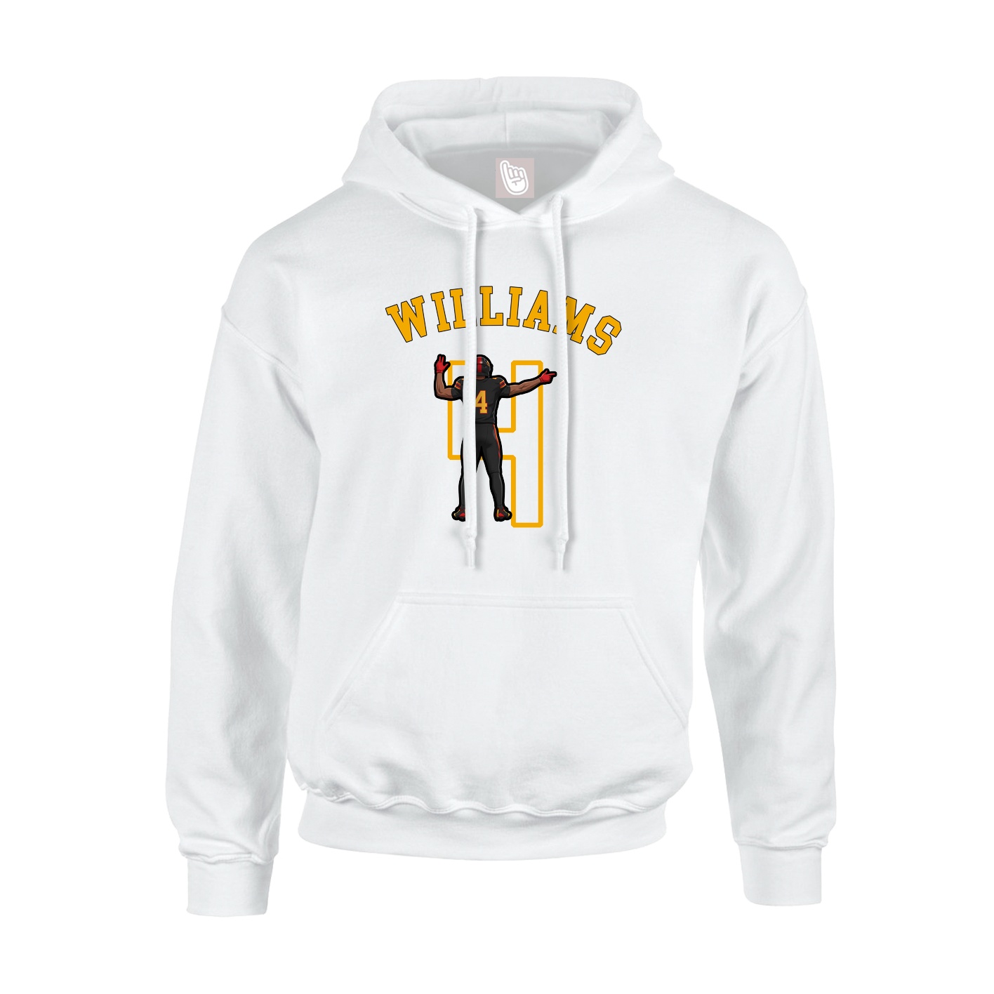 Hoodie — Shirsey Arch in White