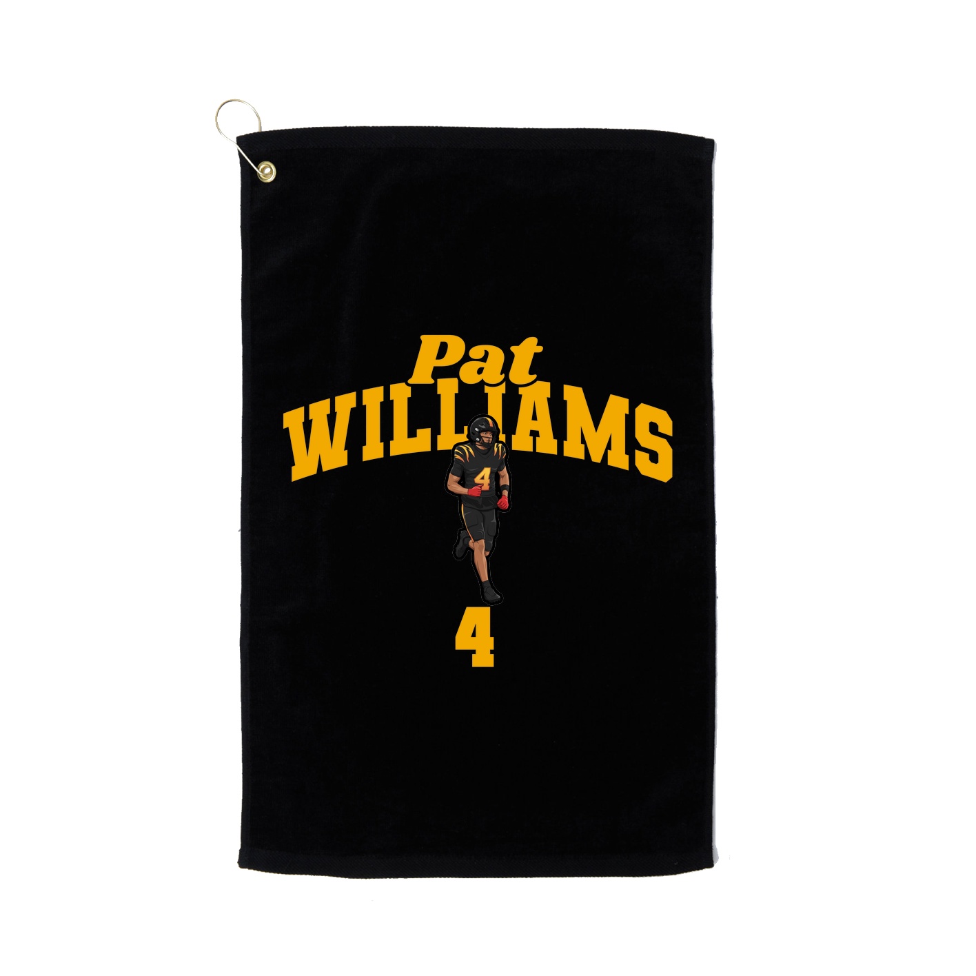 Golf Towel — Signature Arch in Black