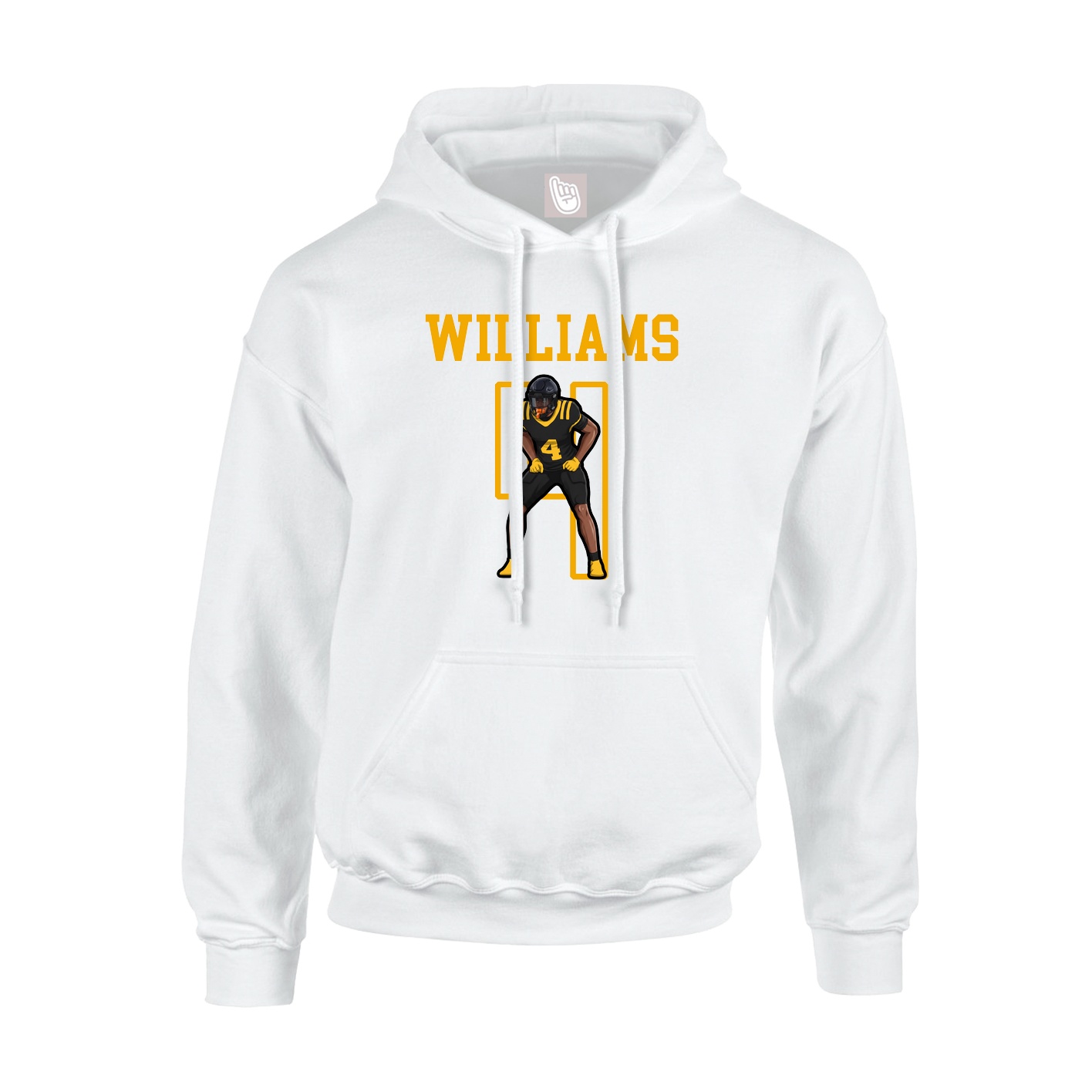 Hoodie — Shirsey in White