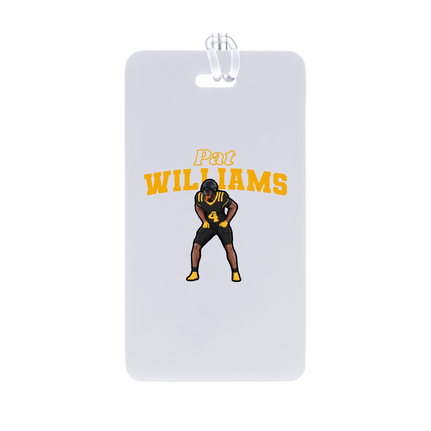 Bag Tag — Name Arch in Classic