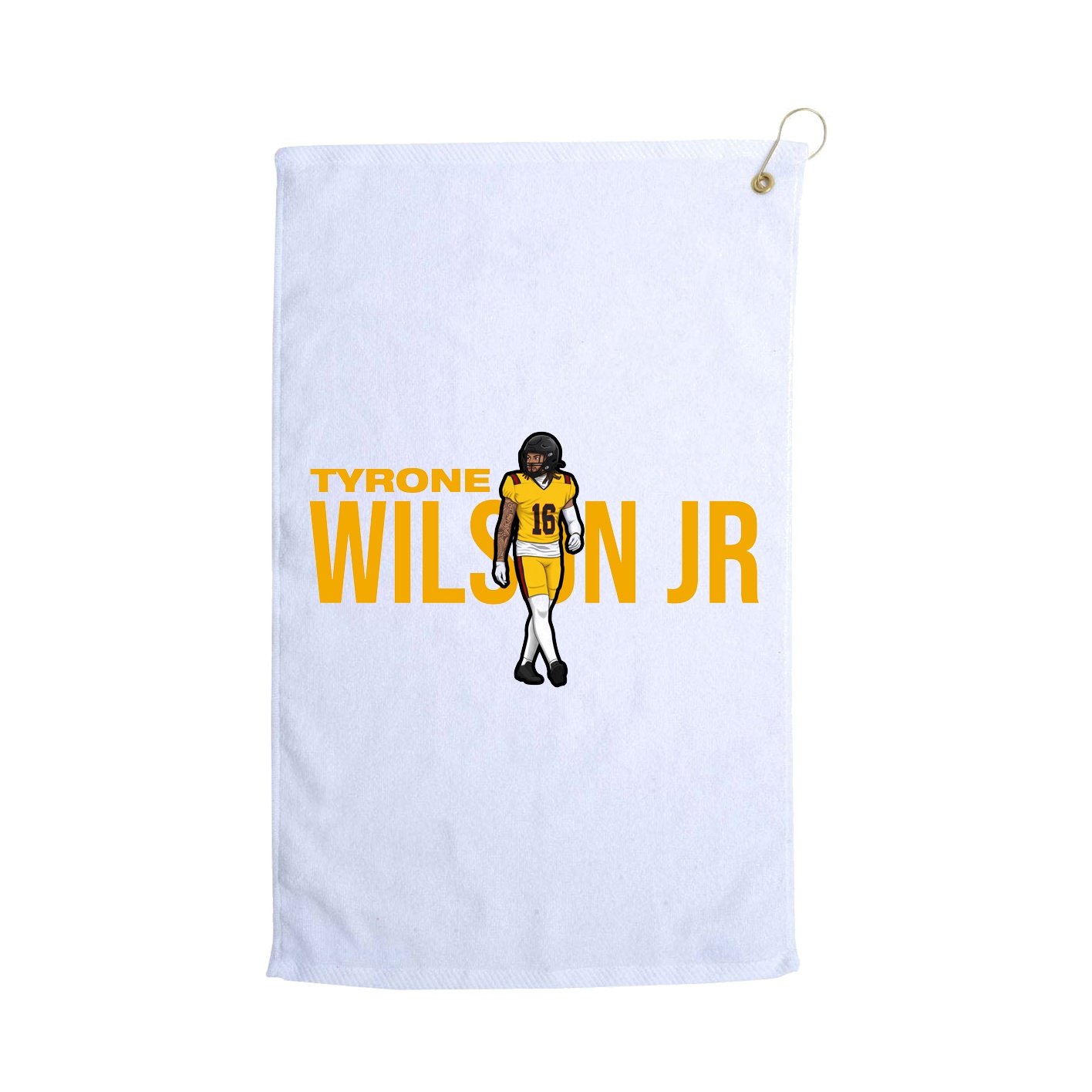 Golf Towel — Player Name in White