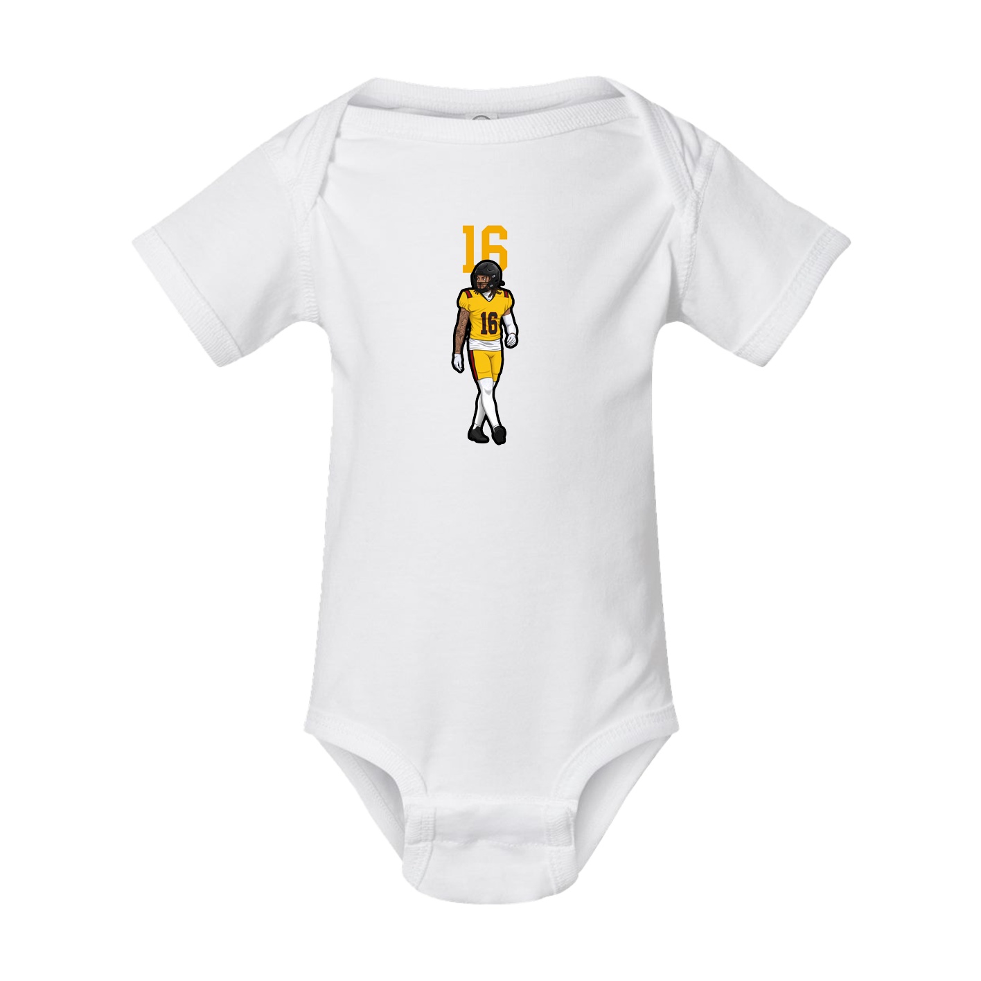 Baby Onesie — Number Top in White