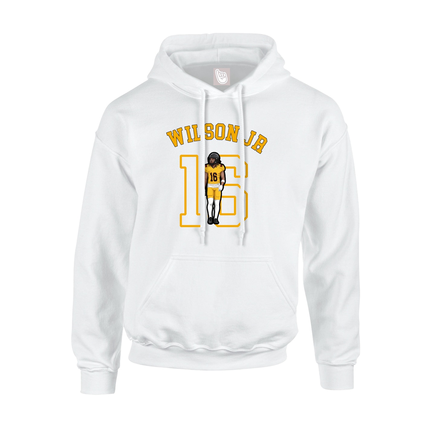 Hoodie — Shirsey Arch in White