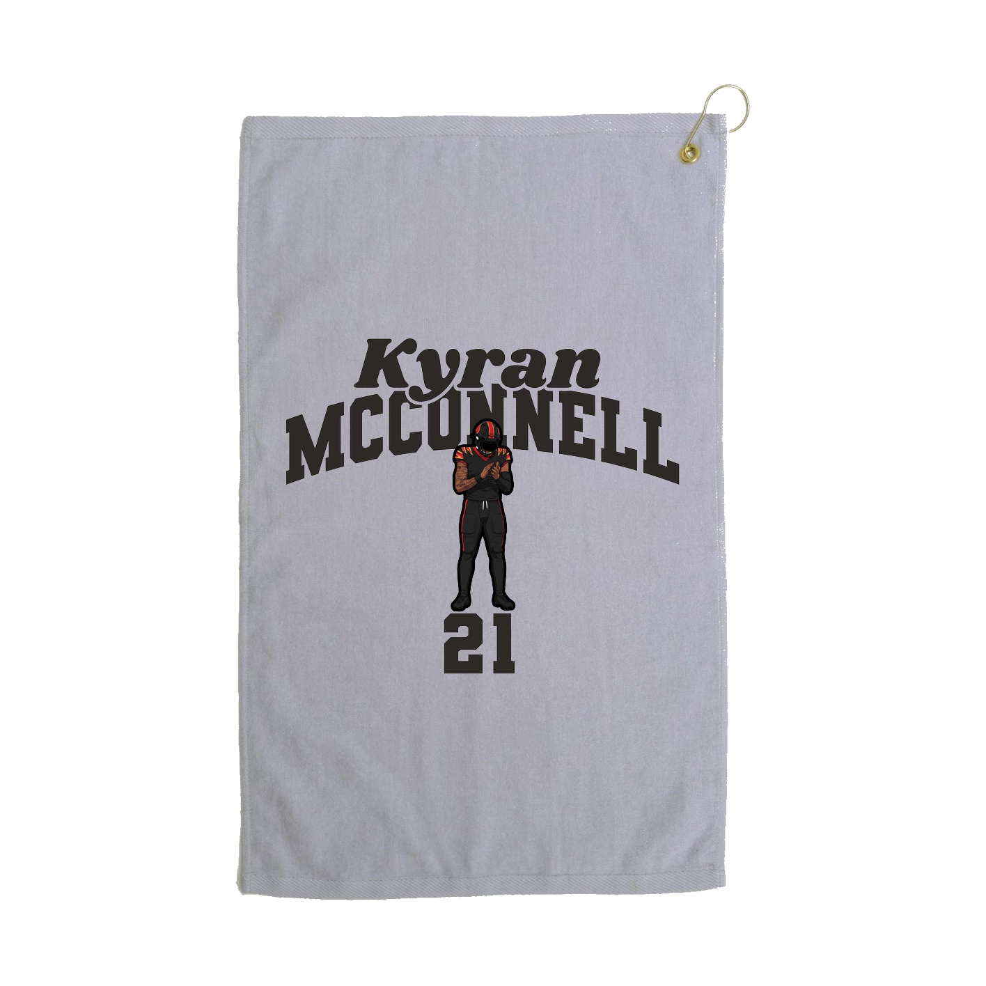 Golf Towel — Signature Arch in Grey