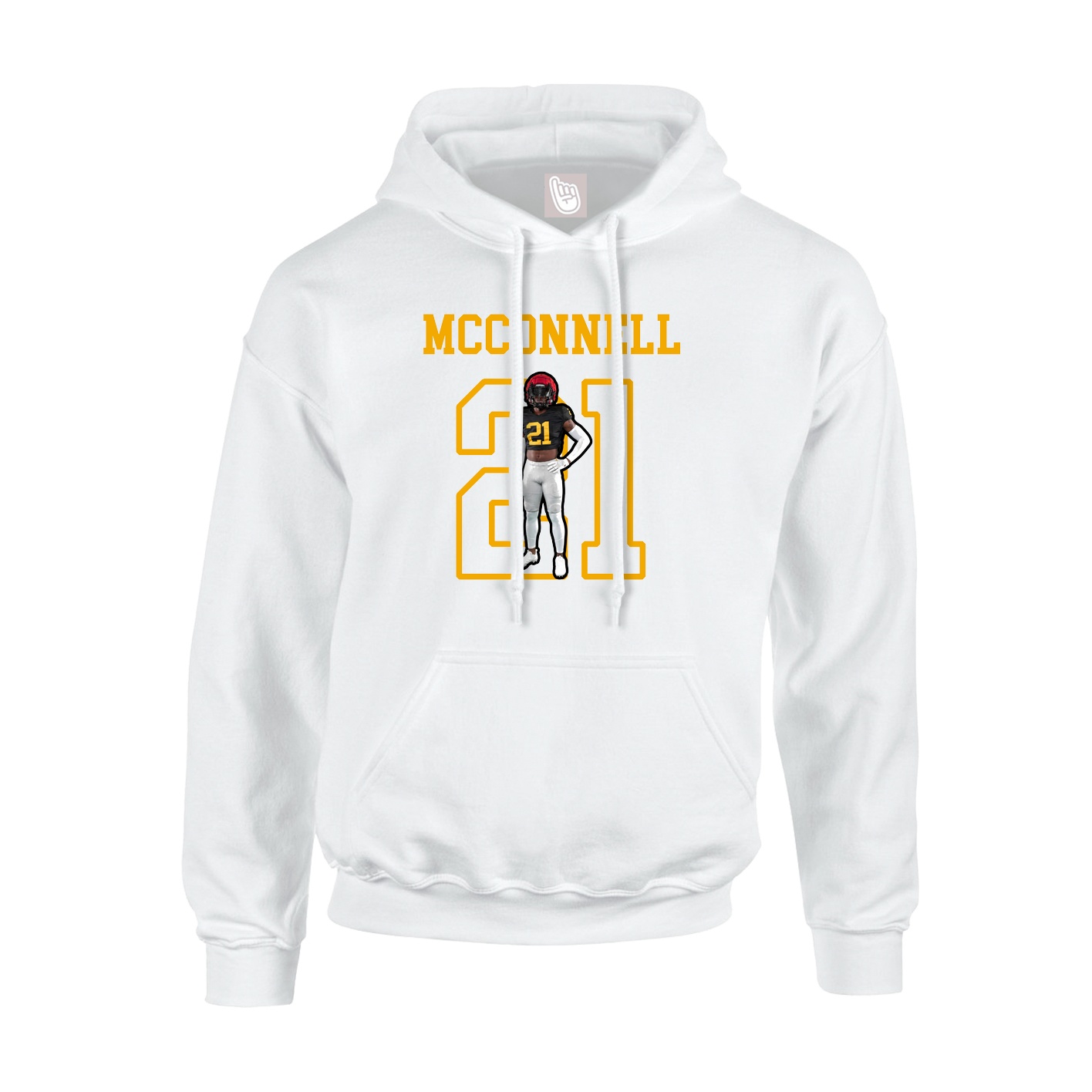Youth Hoodie — Shirsey in White