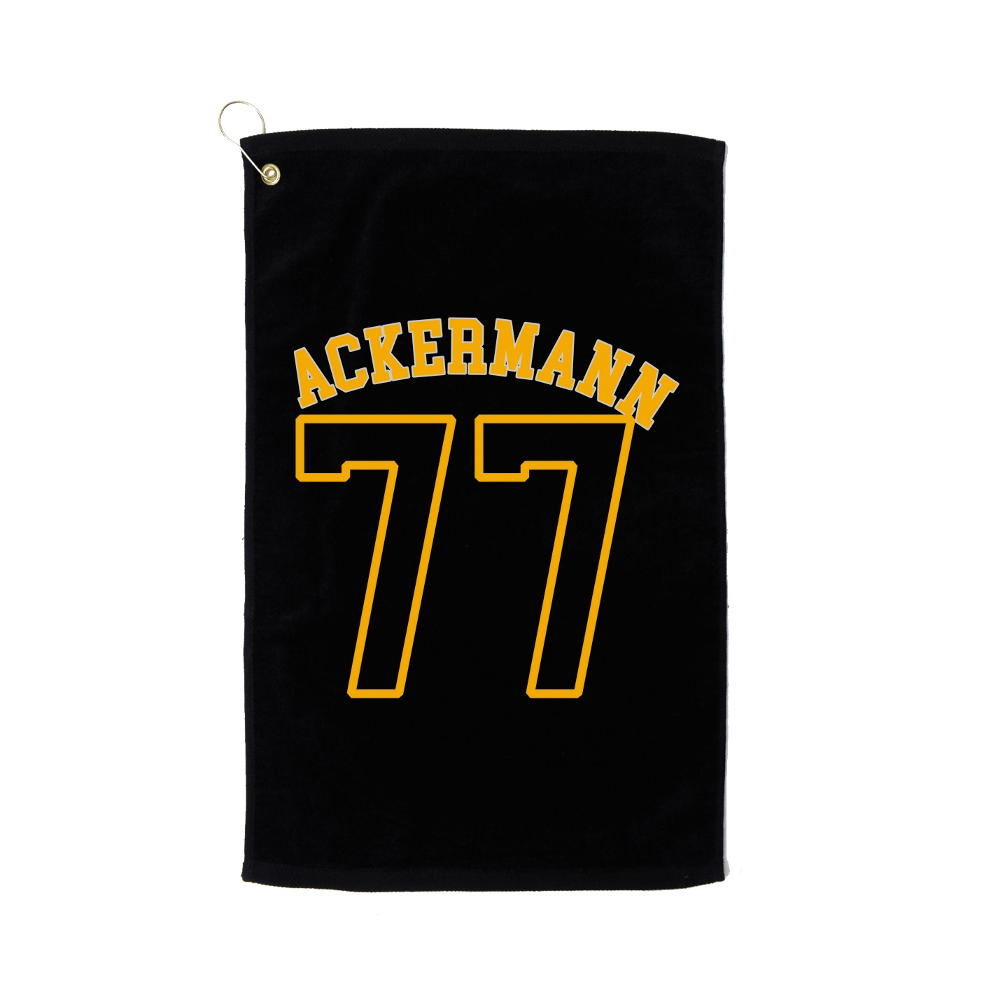 Golf Towel — Shirsey Arch in Black