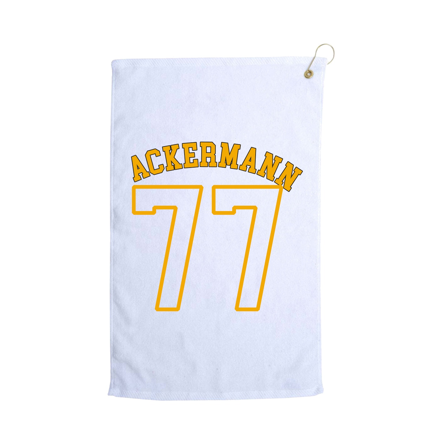 Golf Towel — Shirsey Arch in White
