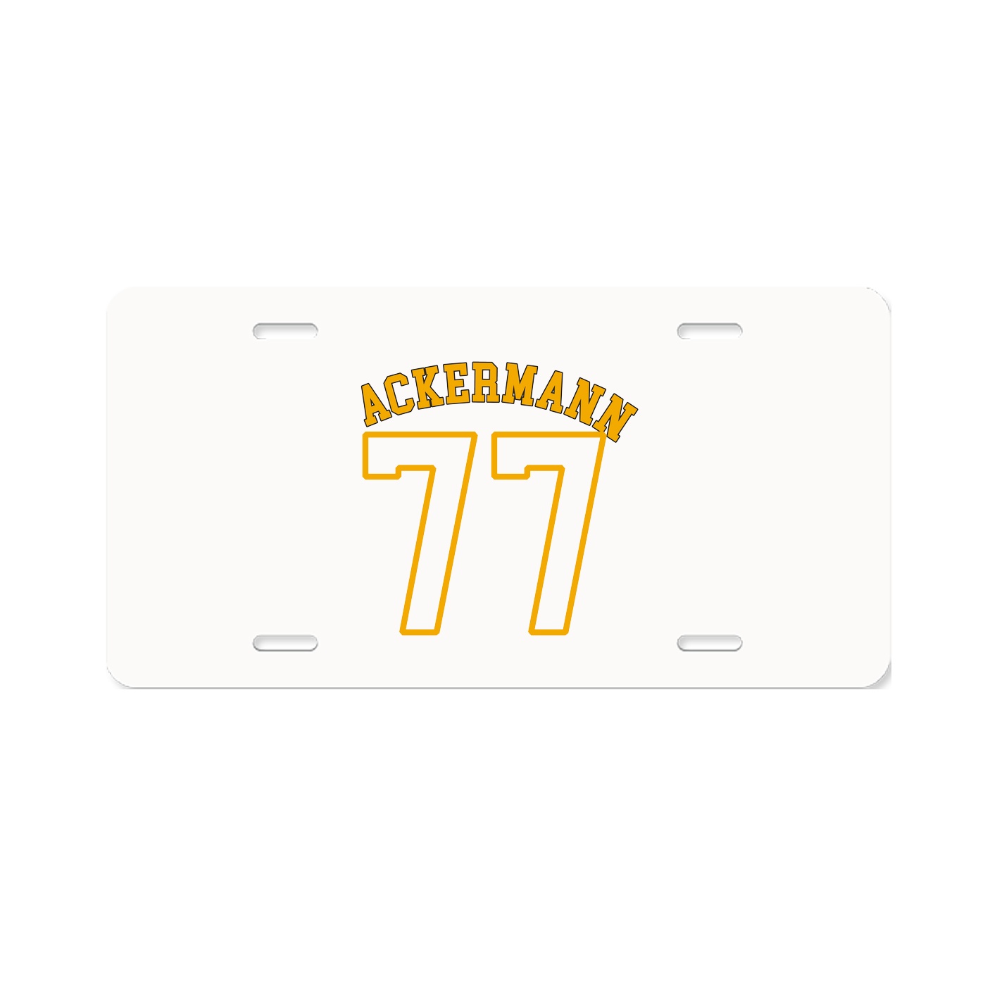 License Plate — Shirsey Arch in Classic