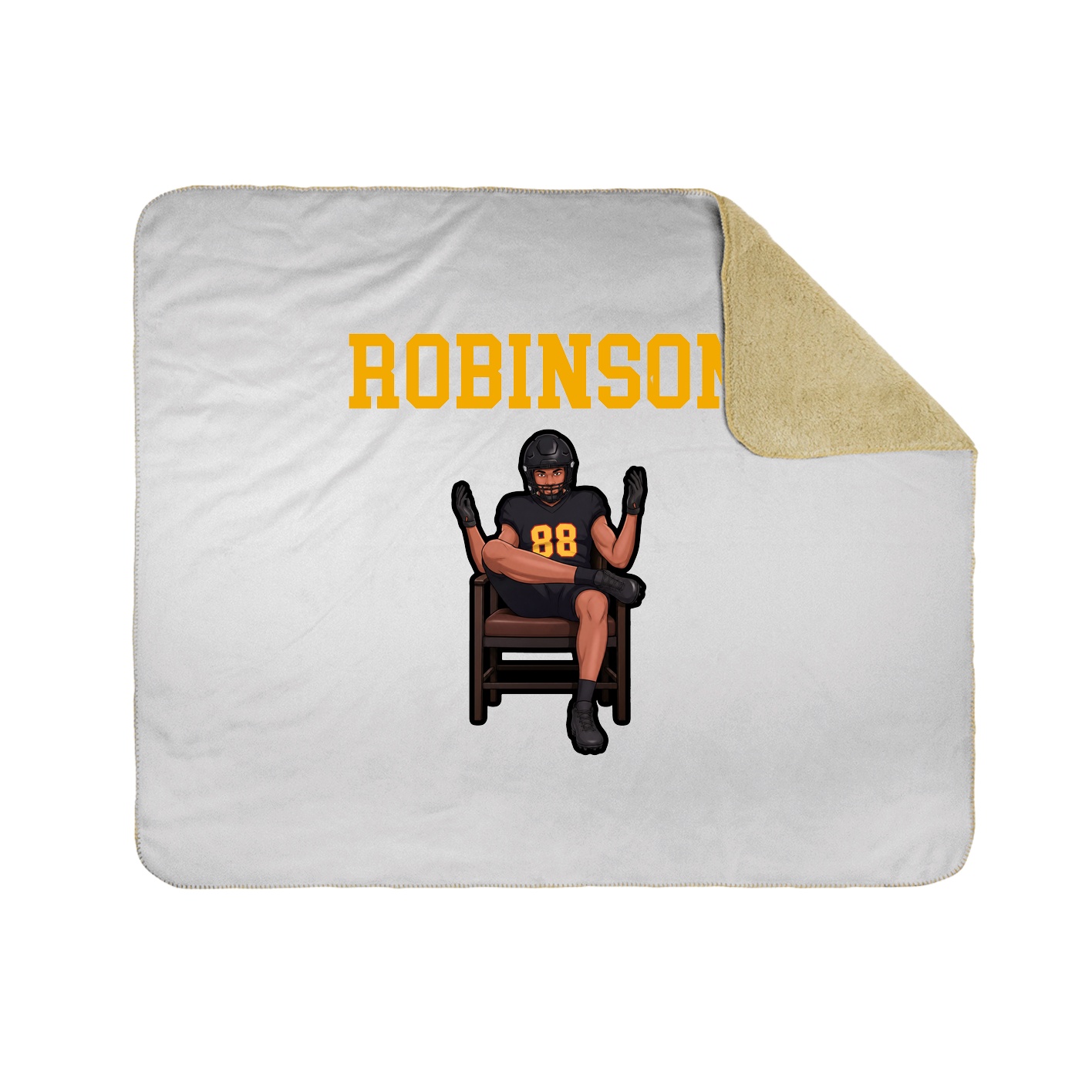 Throw Blanket — Shirsey in White