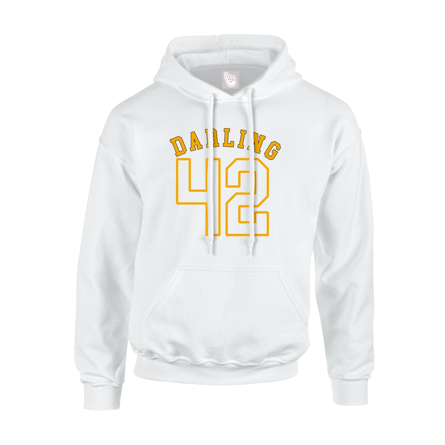 Hoodie — Shirsey Arch in White