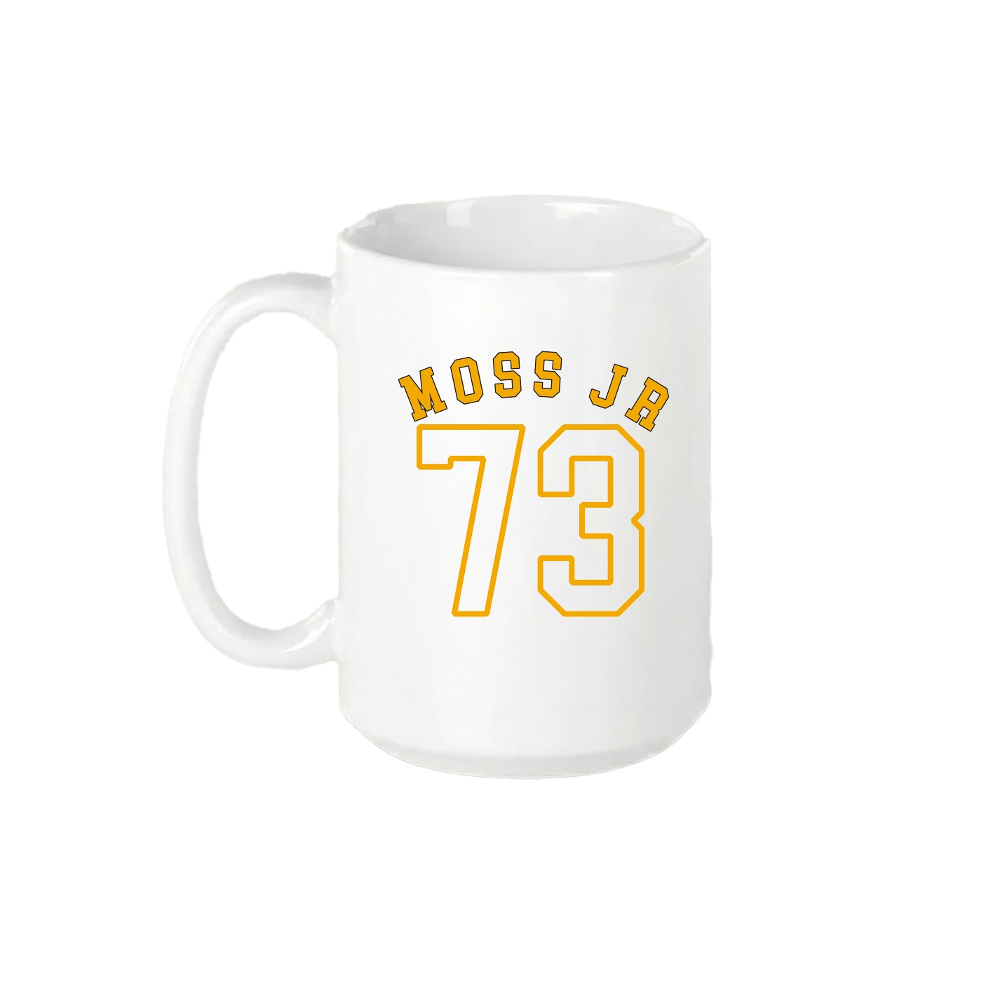 15oz Coffee Mug — Shirsey Arch in White