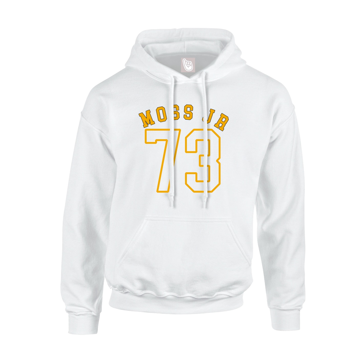 Hoodie — Shirsey Arch in White