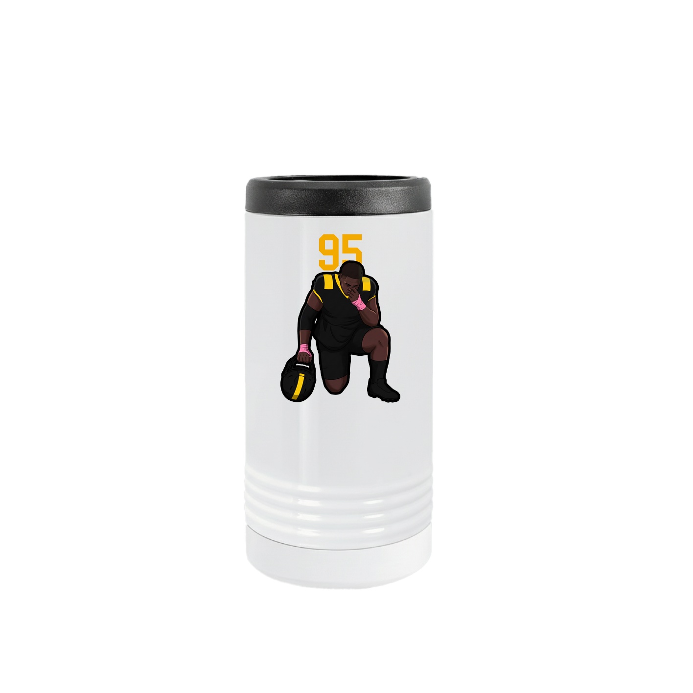 Slim Beverage Holder — Number Top in White