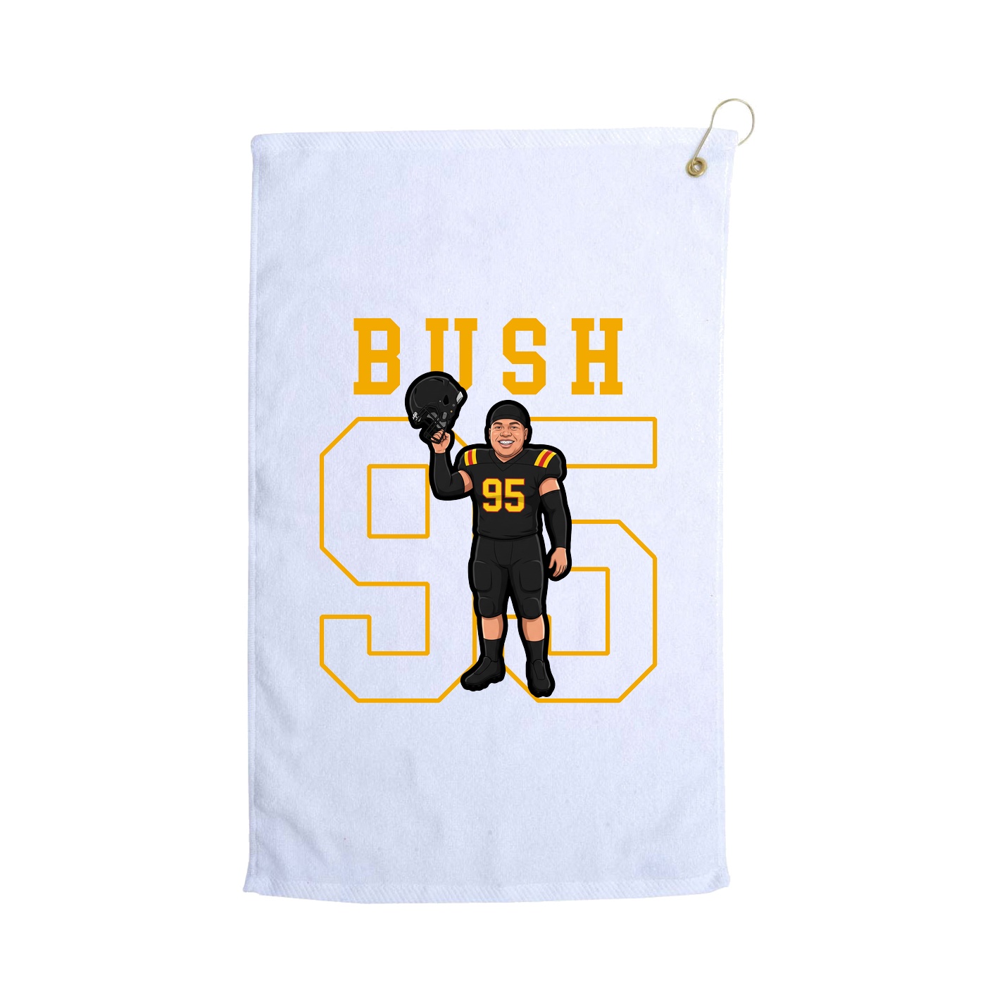 Golf Towel — Shirsey in White