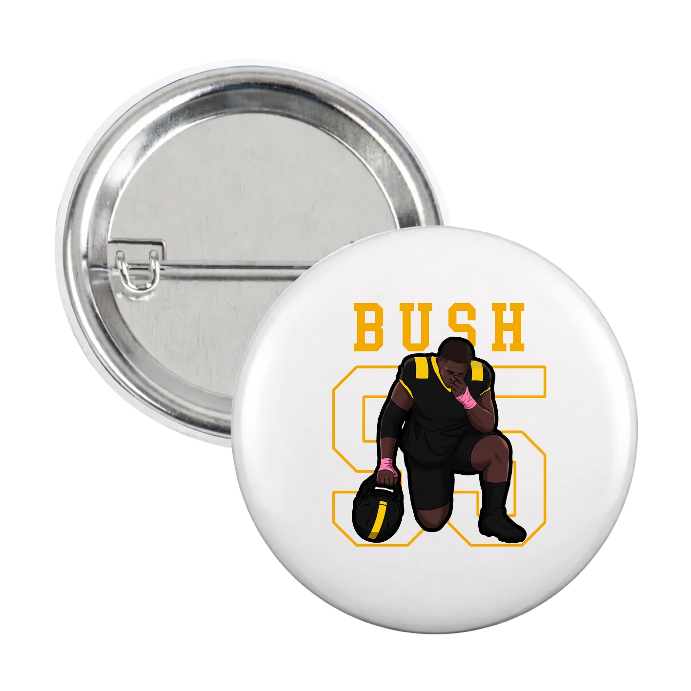 Game Day Button — Shirsey in White