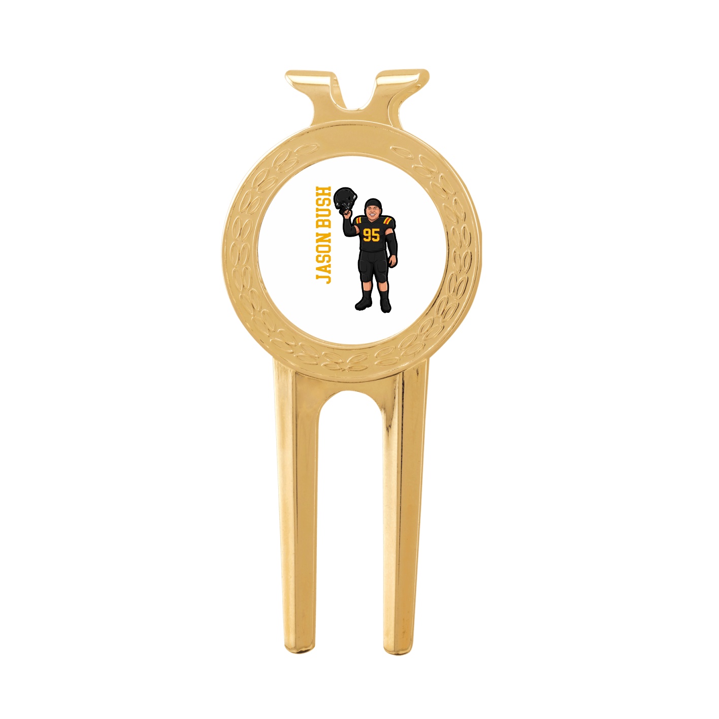 Divot Tool with Ball Marker — Name Vertical in Classic