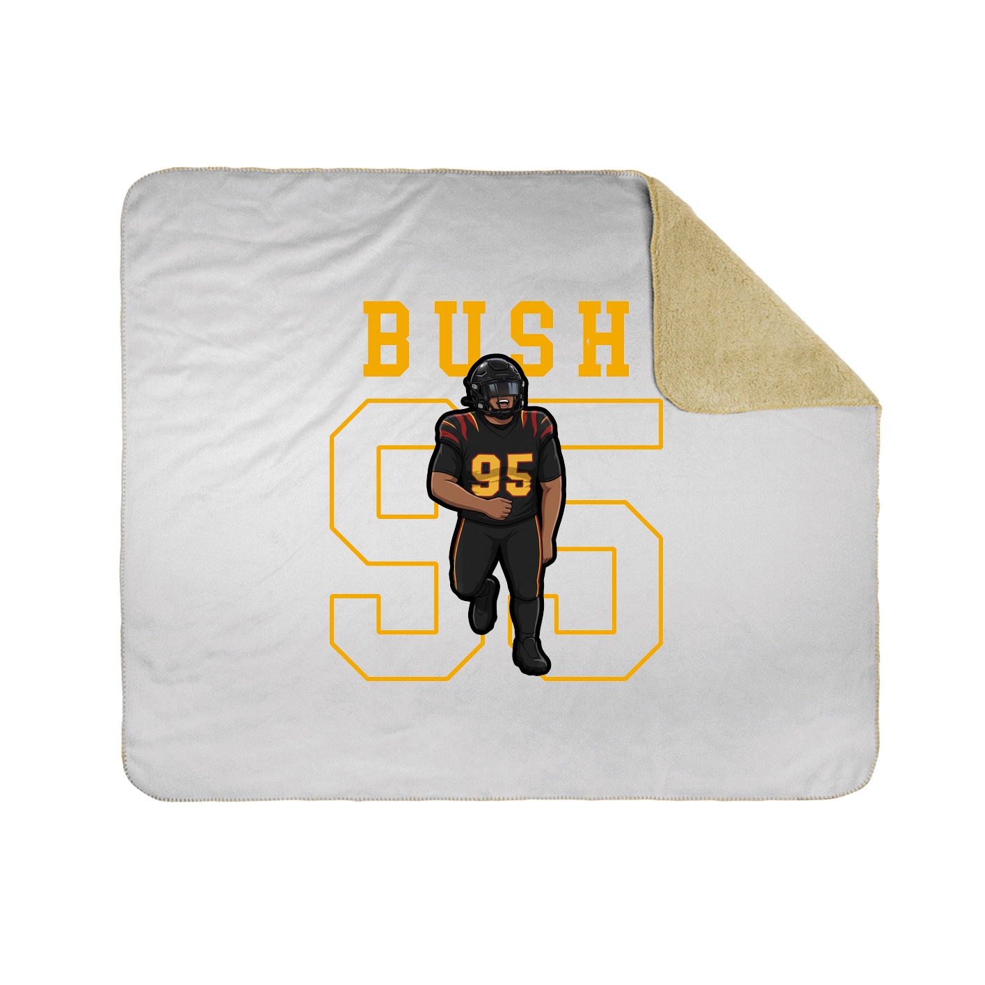 Throw Blanket — Shirsey in White