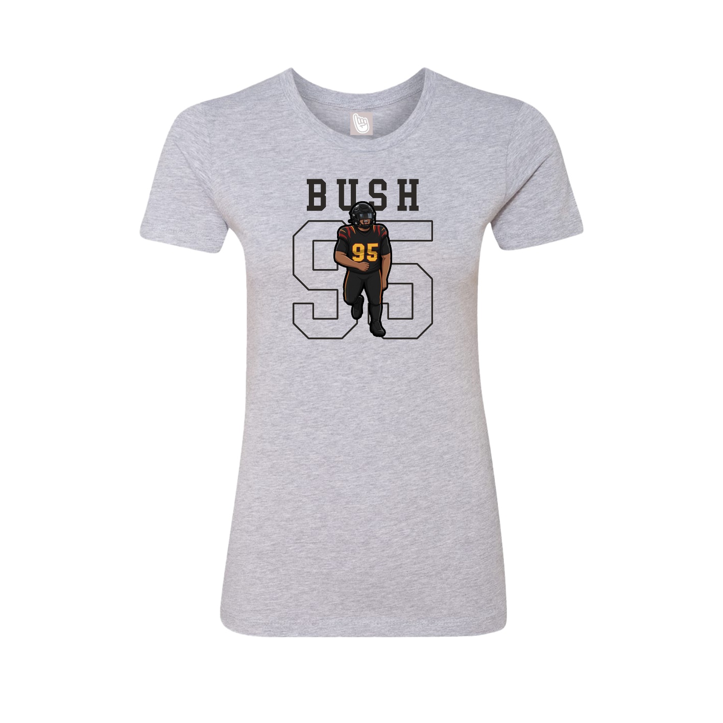 Fitted Women's Tee — Shirsey in Grey