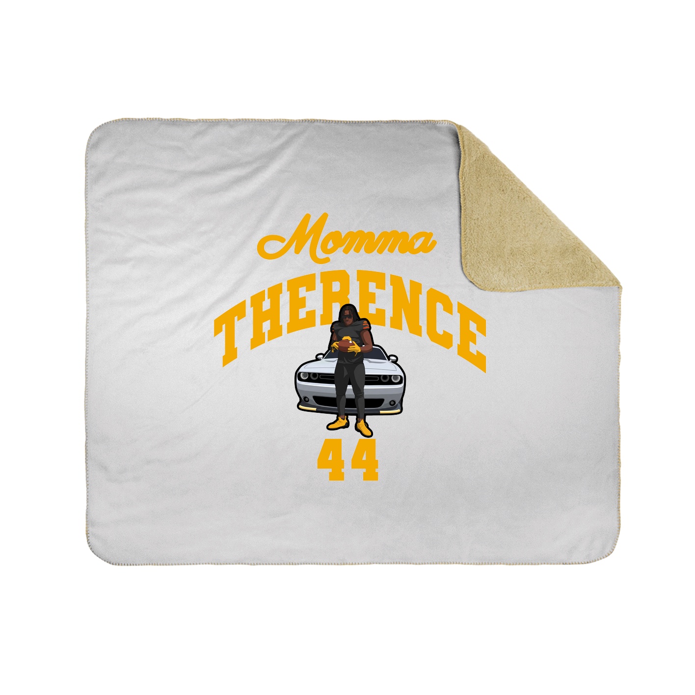 Throw Blanket — Mothers Day Arch in White